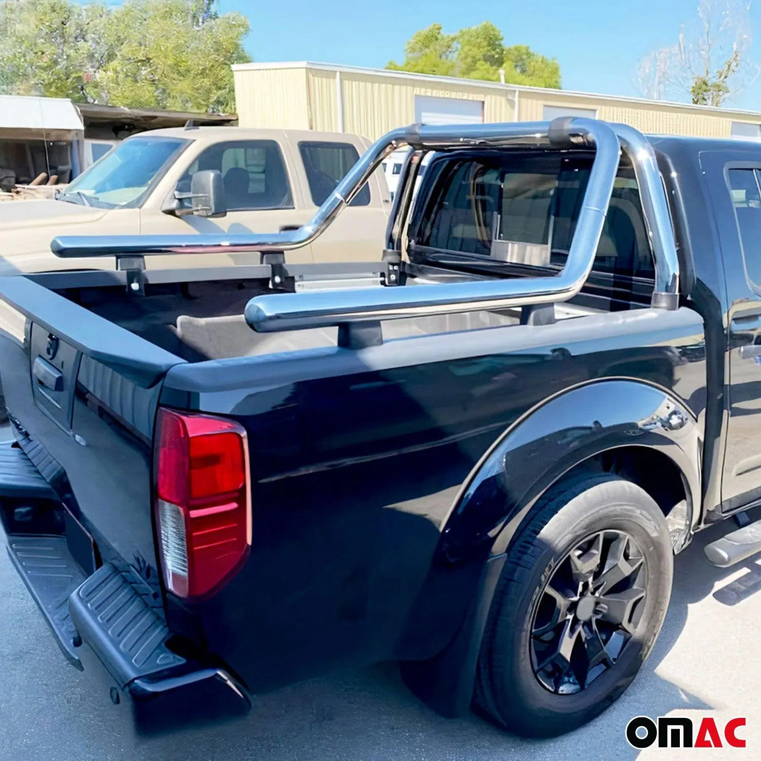 2019-2023 Ford Ranger Crew Cab Sport Bar Truck Bed Chase Roll Bar Stainless Steel - Image 7