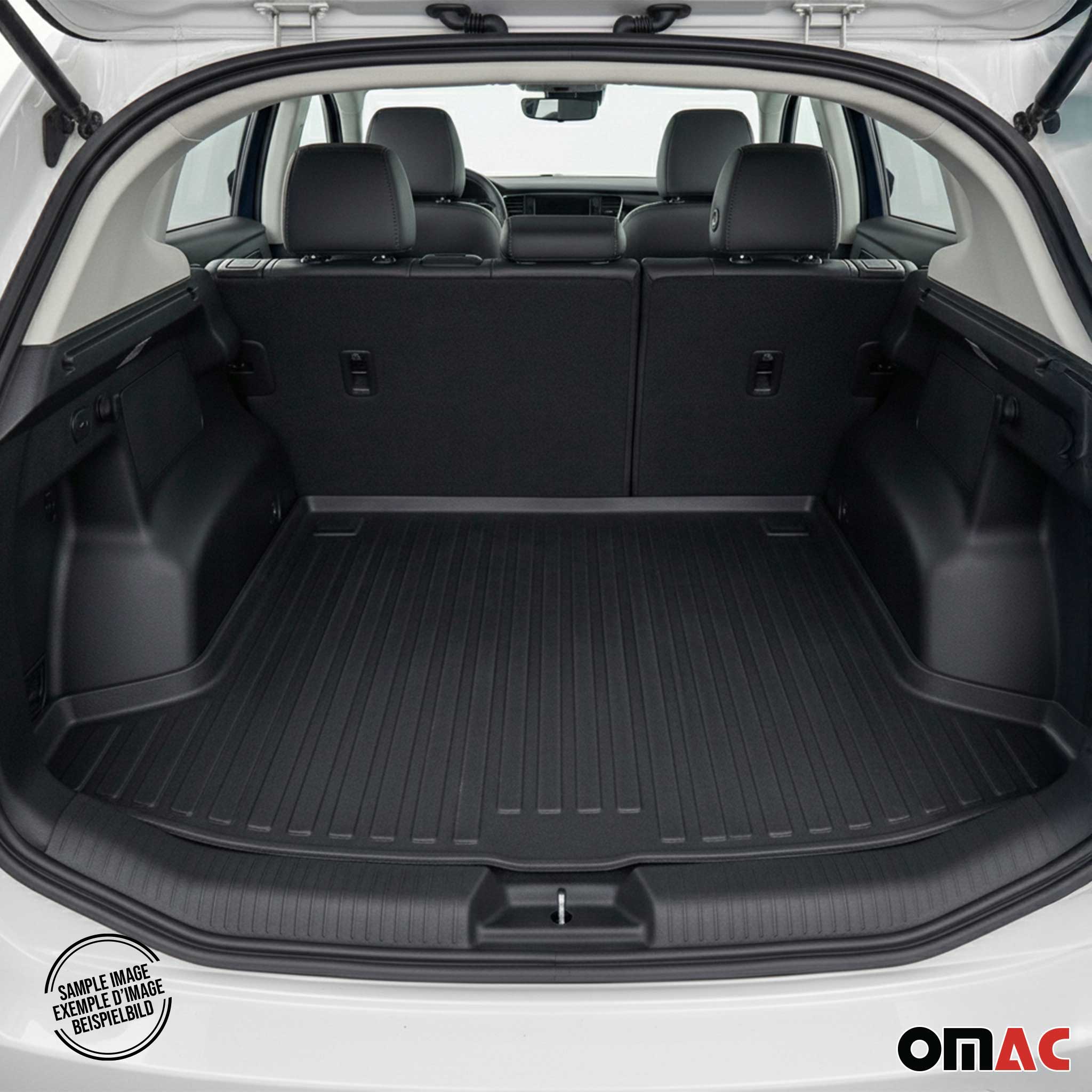 2001-2005 Honda Civic Cargo Liner Trunk Mat All Weather Black - Image 2