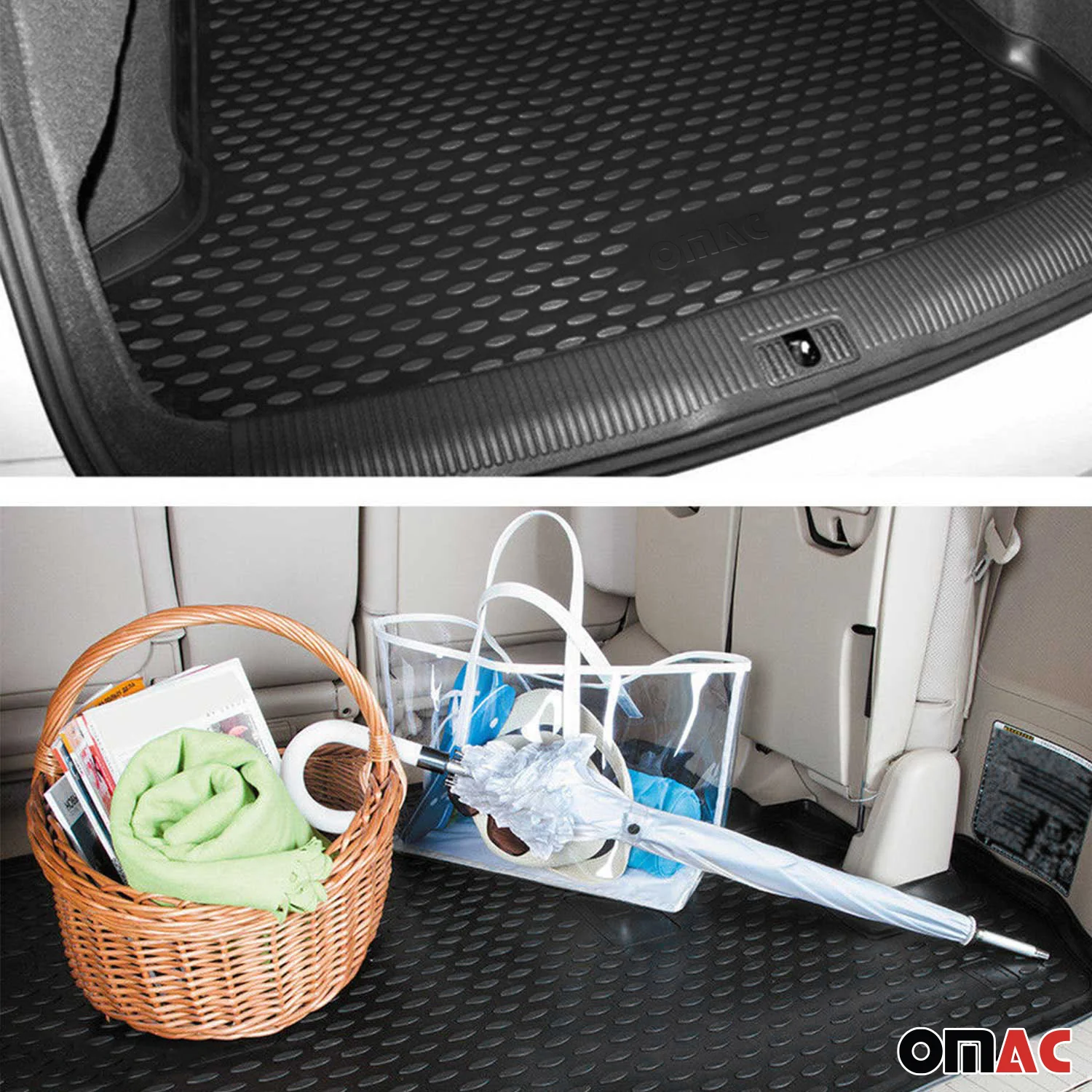 2011-2016 Kia Sportage Cargo Liner Trunk Mat All Weather Black - Image 5