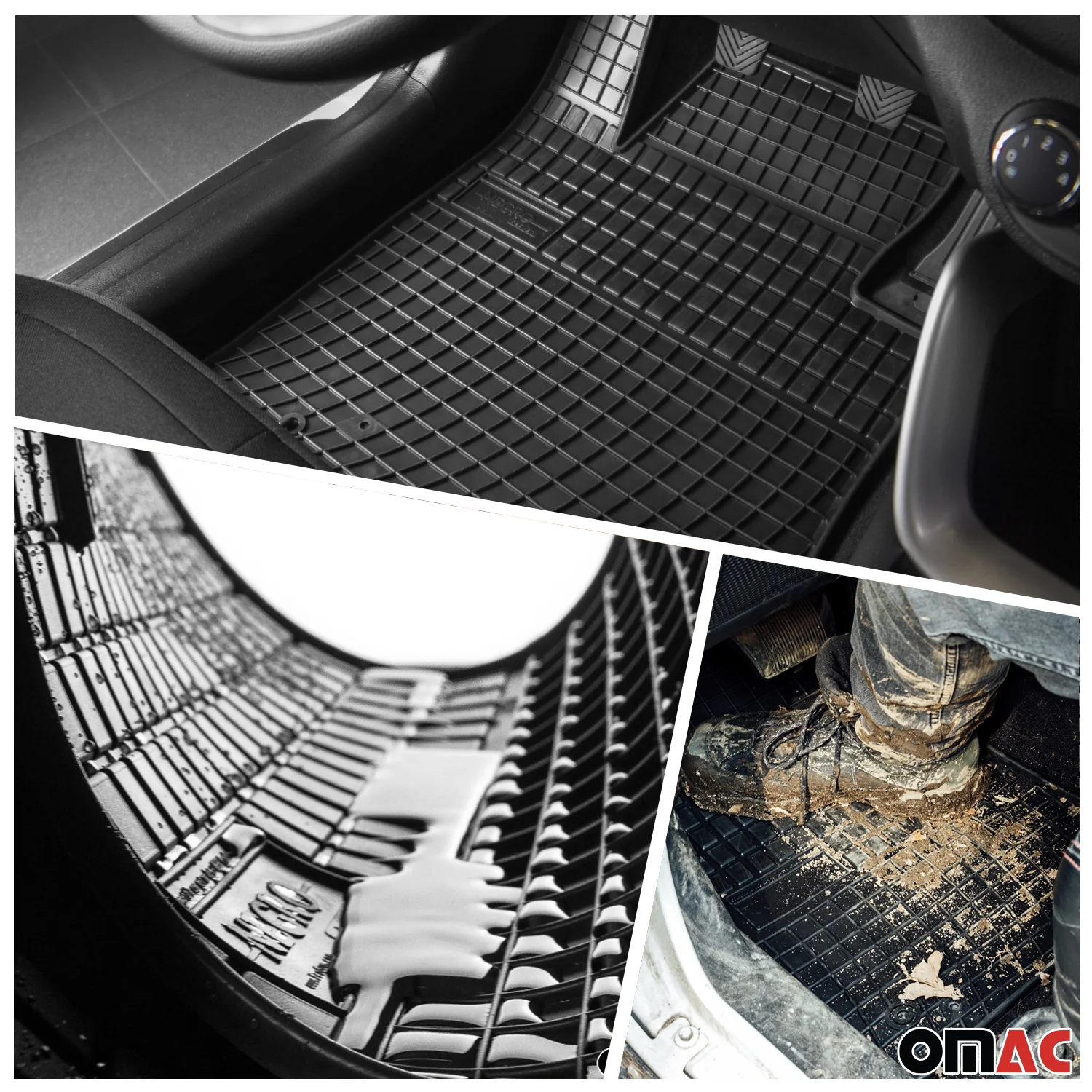 2021-2026 BMW 3 Series G20 Sedan 2019-2026 / M3 G80 Floor Mats & Cargo Liner Full Set All Weather - Image 2