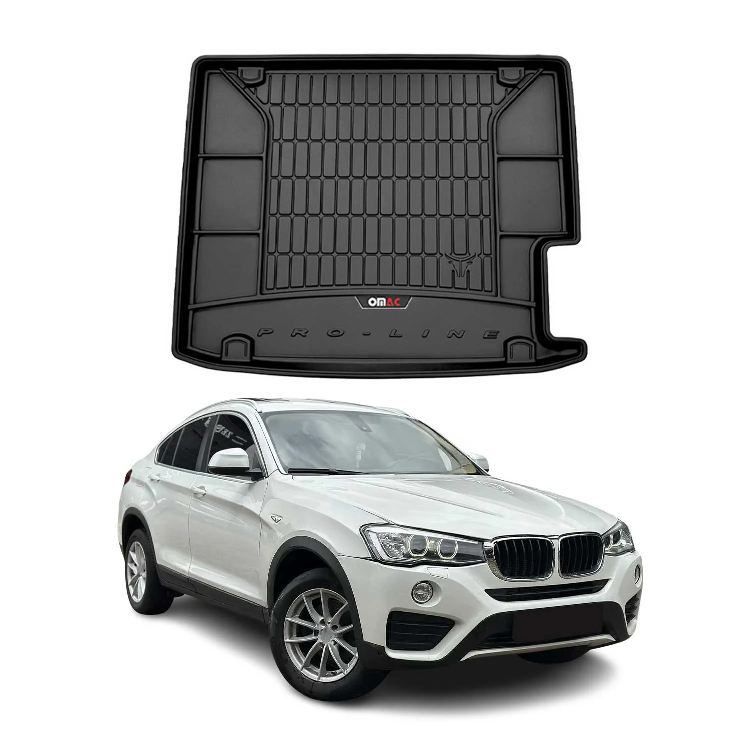 2015-2018 BMW X4 F26 Premium Cargo Liner Trunk Mat All Weather Heavy Duty Black
