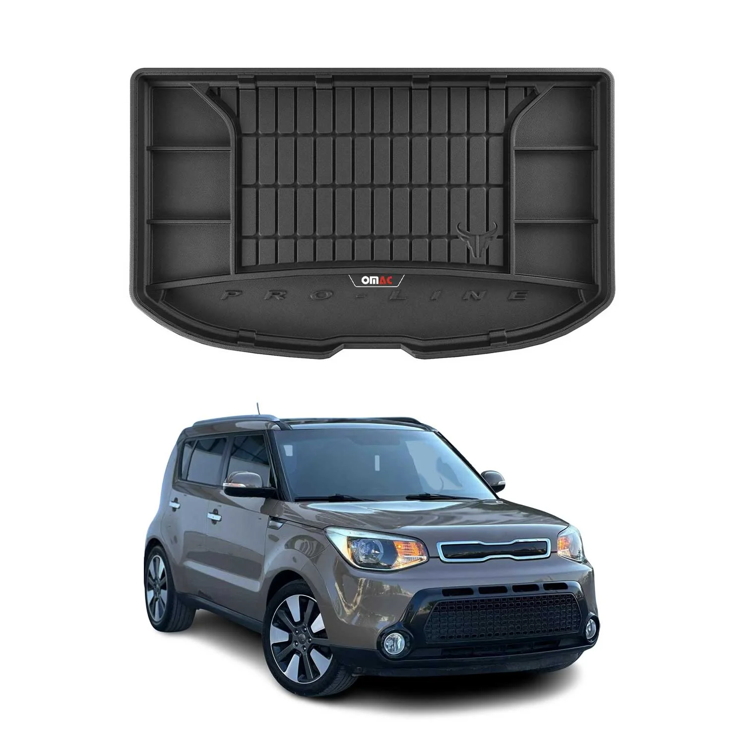 2014-2019 Kia Soul Premium Cargo Liner Trunk Mat All Weather Heavy Duty Upper Trunk