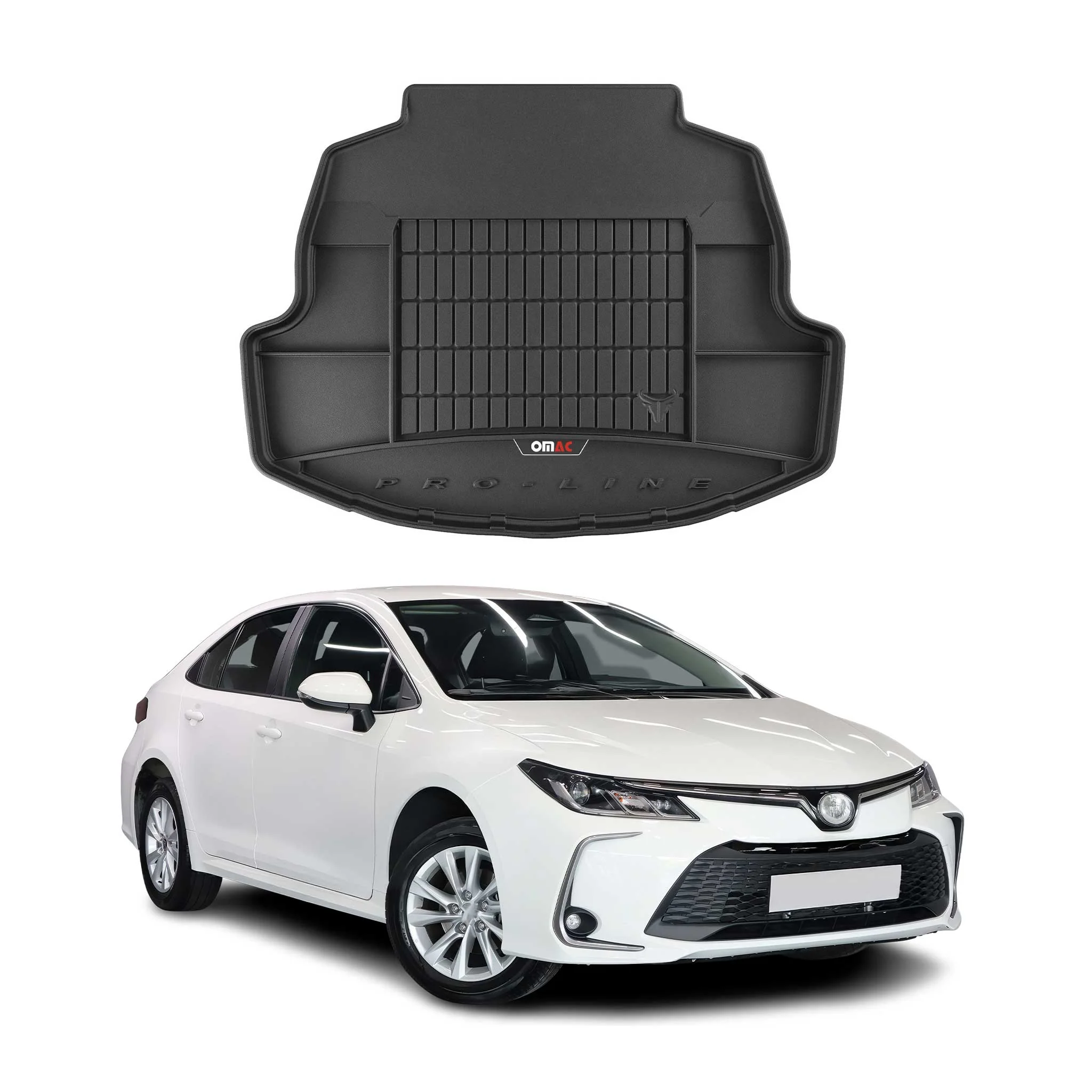 2019-2026 Toyota Corolla Sedan Premium Cargo Liner Trunk Mat All Weather Heavy Duty All Type Engines