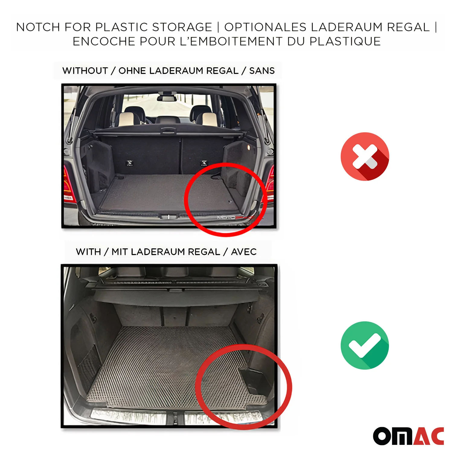 2001-2009 Volvo S60 Sedan Premium Cargo Liner Trunk Mat All Weather Heavy Duty - Image 3