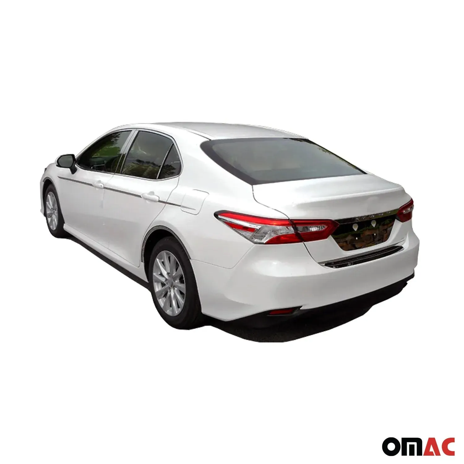 2018-2023 Toyota Camry Rear Bumper Accent 1Pc Stainless Steel Silver - Image 3