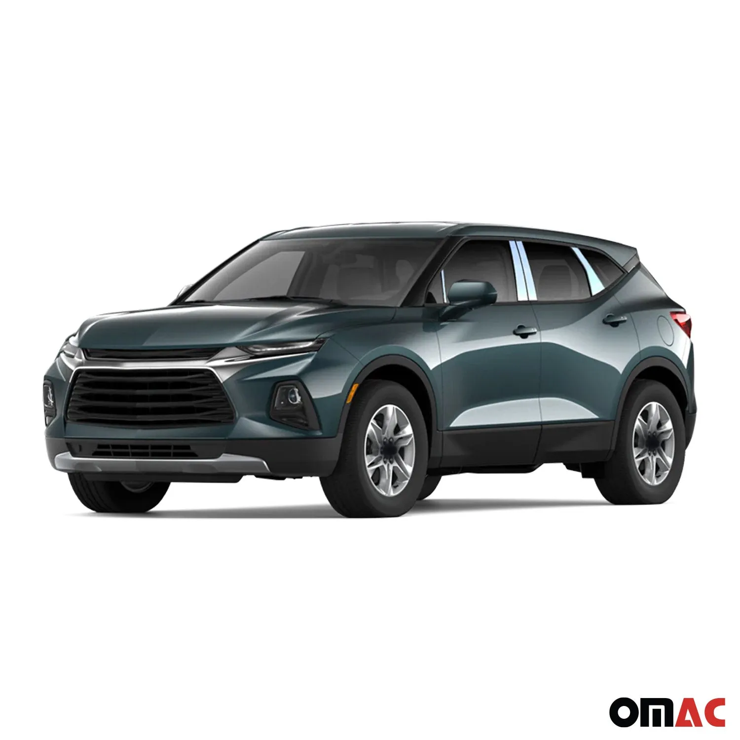 2019-2025 Chevrolet Blazer Rear Bumper Accent 1Pc Stainless Steel Silver - Image 3