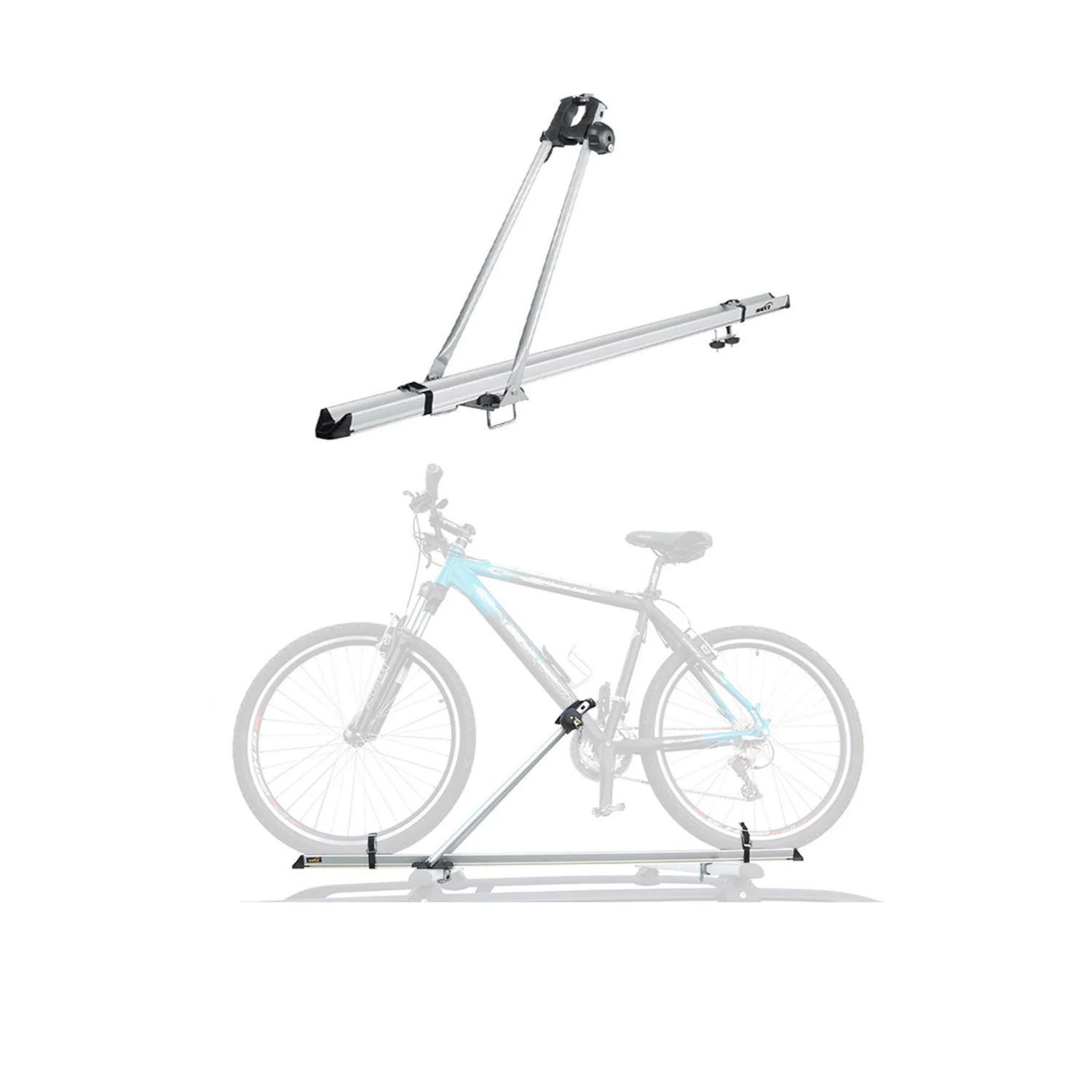 Pro Bike Carrier Roof Mount Aluminum Steel Bicycle Rack Cycling Car Truck SUV