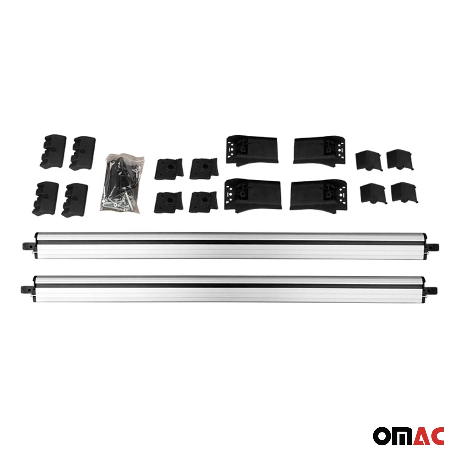 2006-2013 Land Rover Range Rover Sport Roof Rack Cross Bars Silver - Image 4