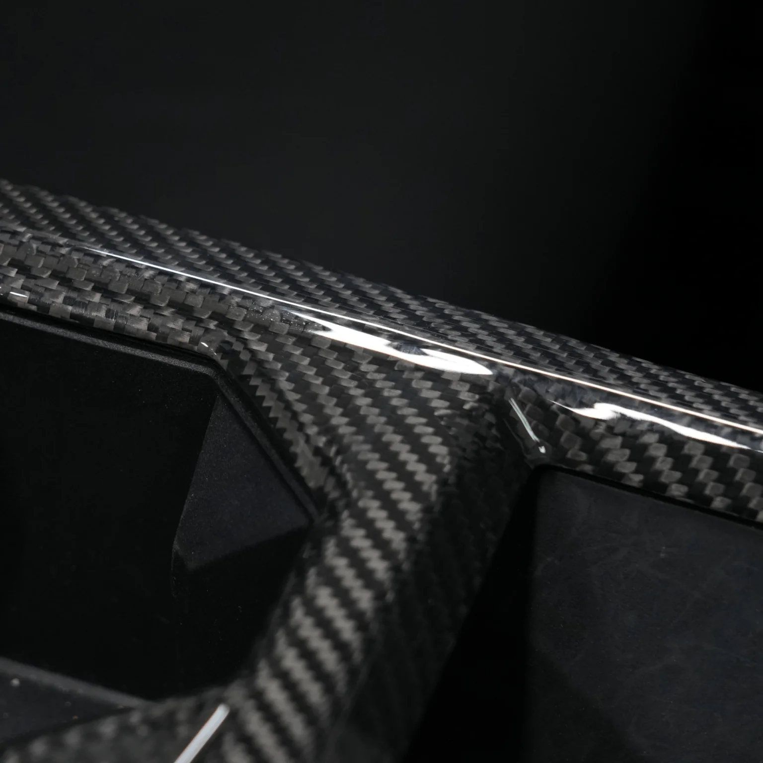 [Real Carbon Fiber] Front Drain Cup Panel For Cybertruck (Glossy/Matte) - Image 4