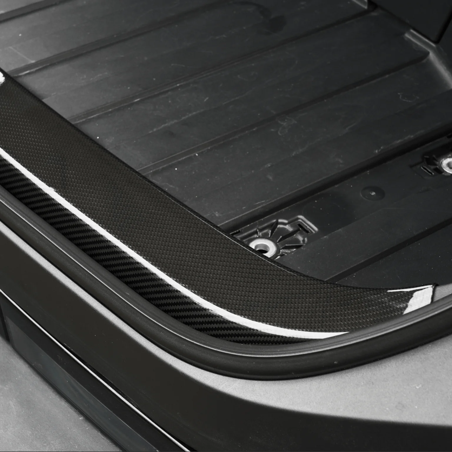 [Real Carbon Fiber] Front Trunk Guard Plate For Cybertruck - Image 3