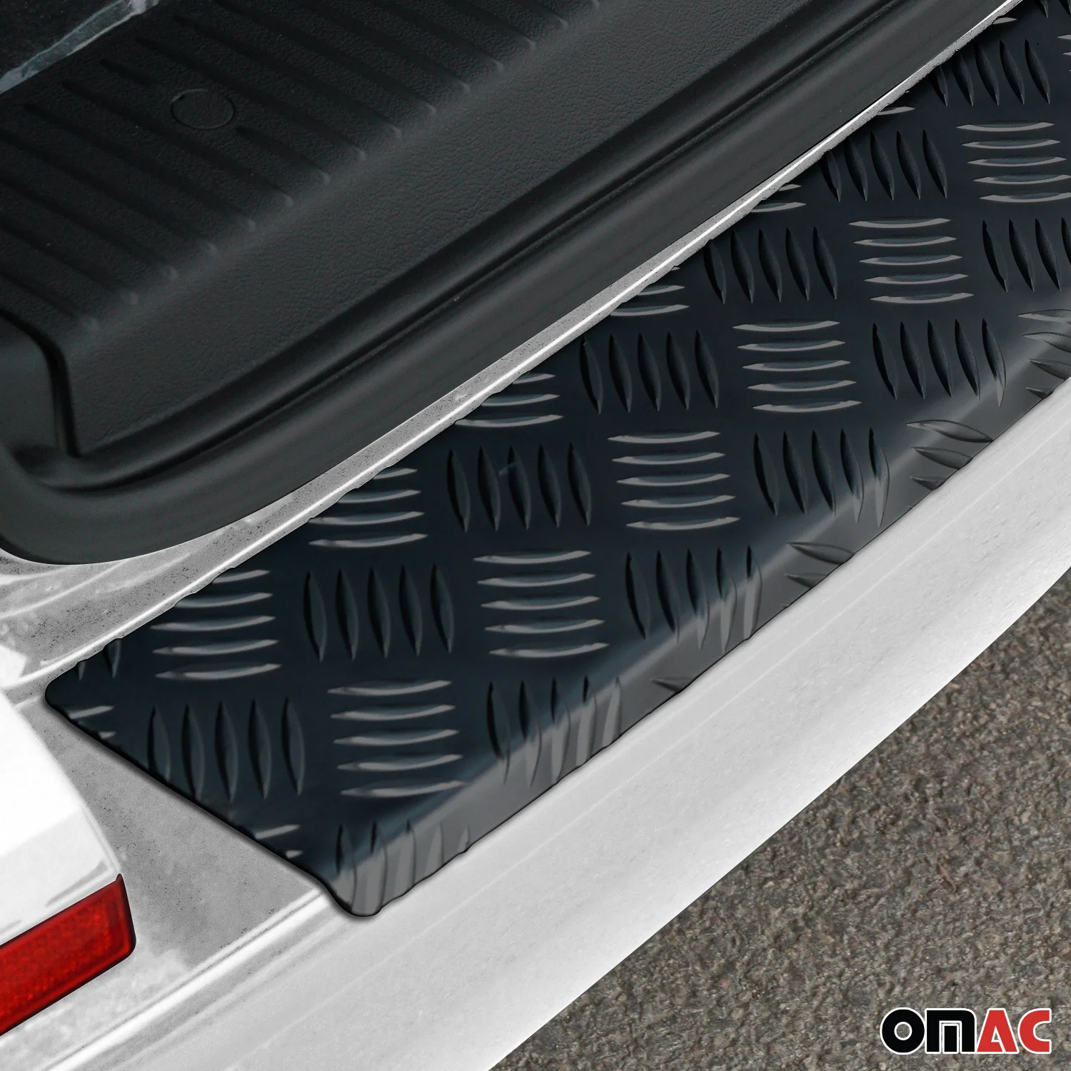 2019-2024 Peugeot Rifter Rear Bumper Guard Aluminium Black - Image 5