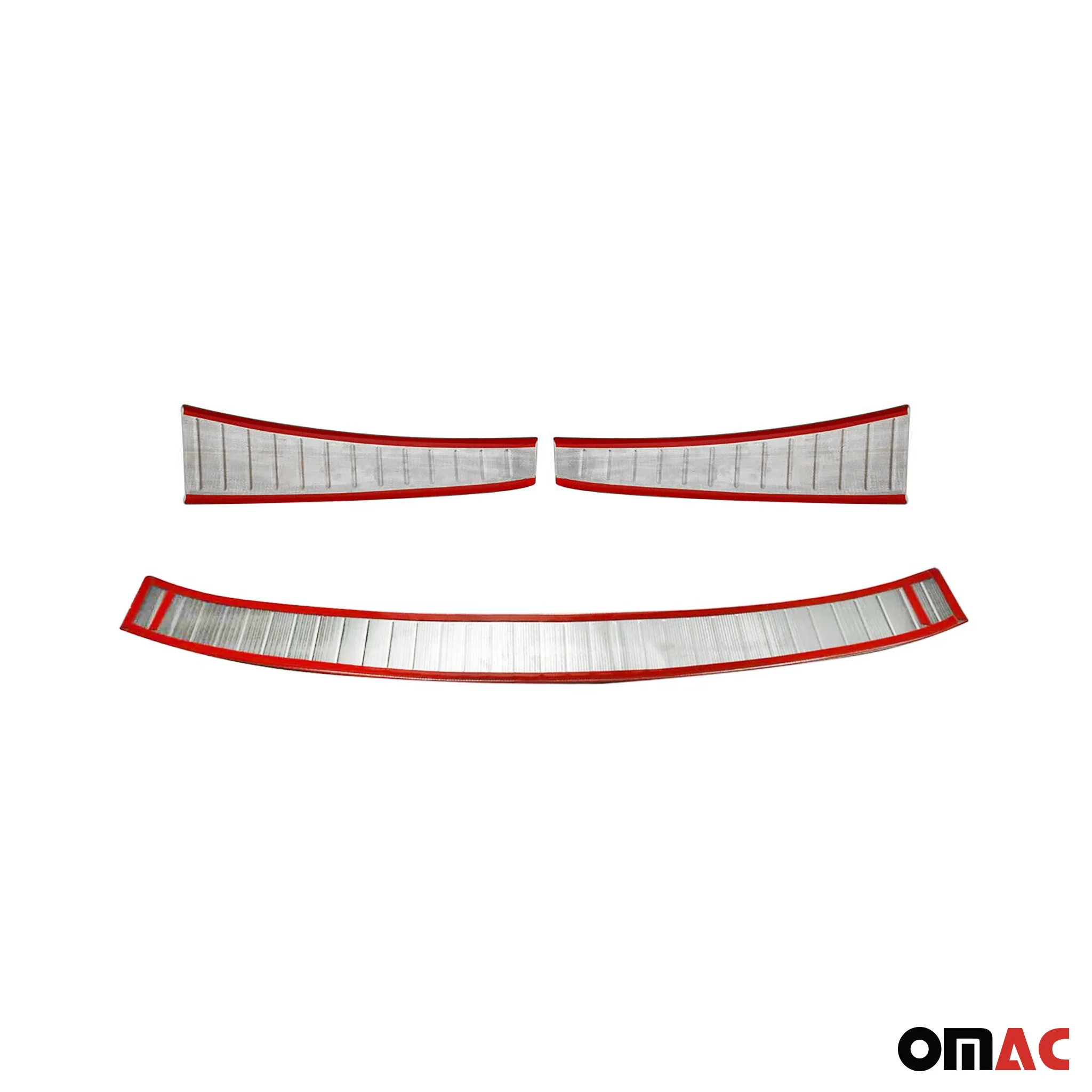Rear Bumper Guard & Trunk Sill Cover Set for Ford Escape 2013-16 Pre-FL Brushed - Image 5