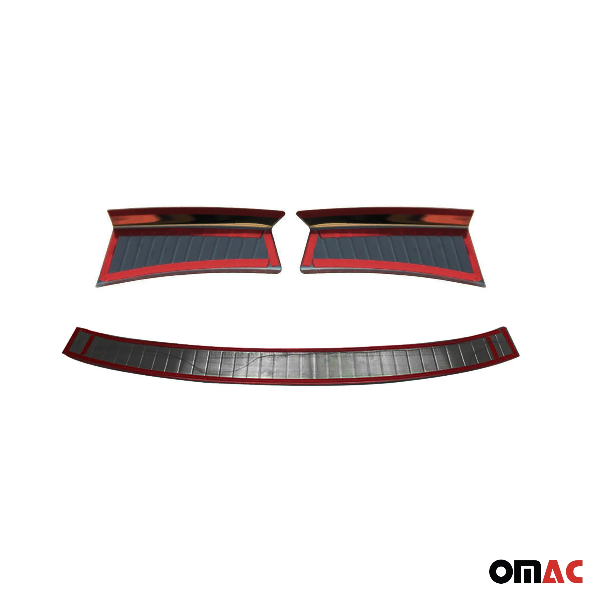 Rear Bumper Guard & Trunk Sill Cover Set for Ford Escape 2013-2016 Pre-FL Dark - Image 5