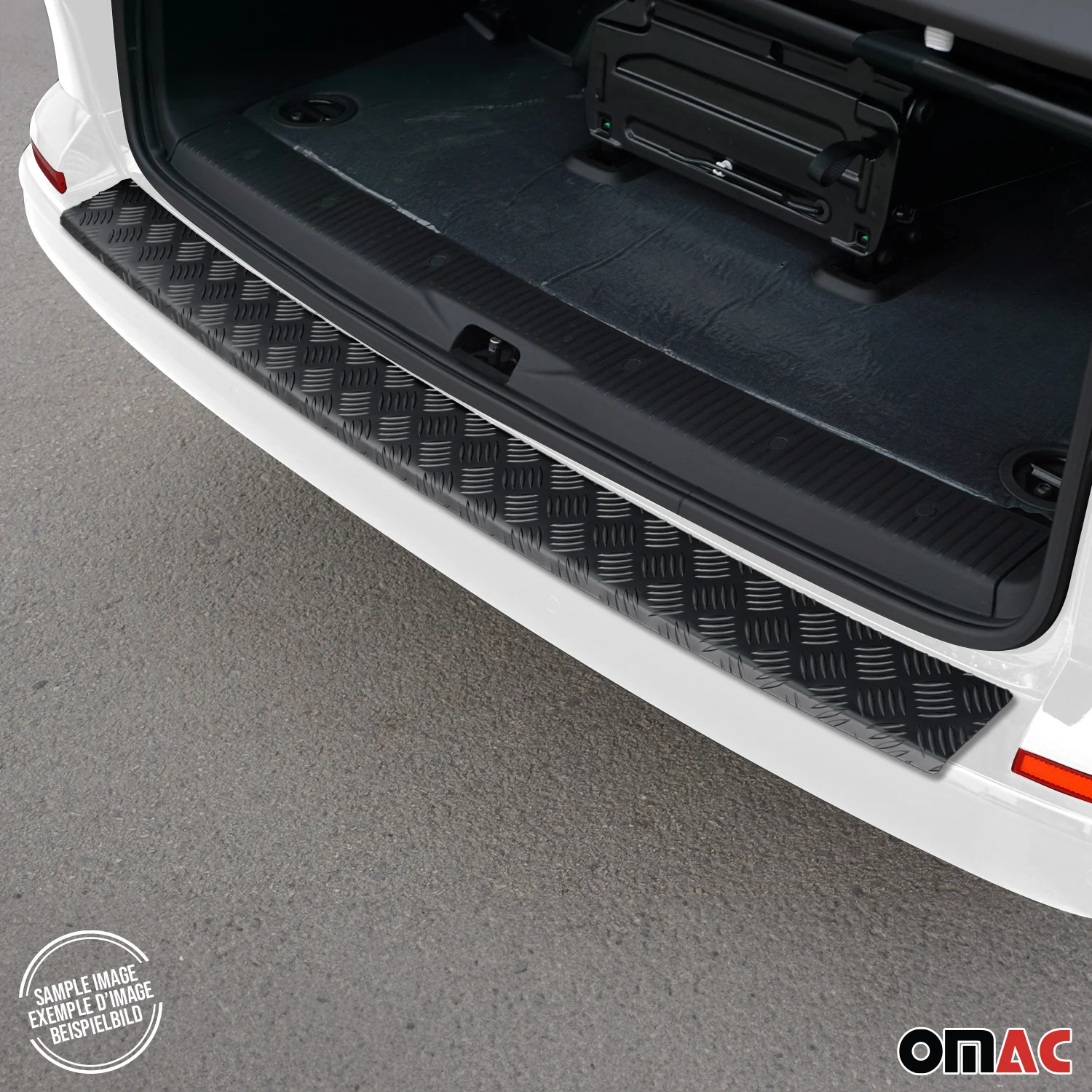 2016-2024 Mercedes Metris Rear Bumper Guard Aluminium Black - Image 5