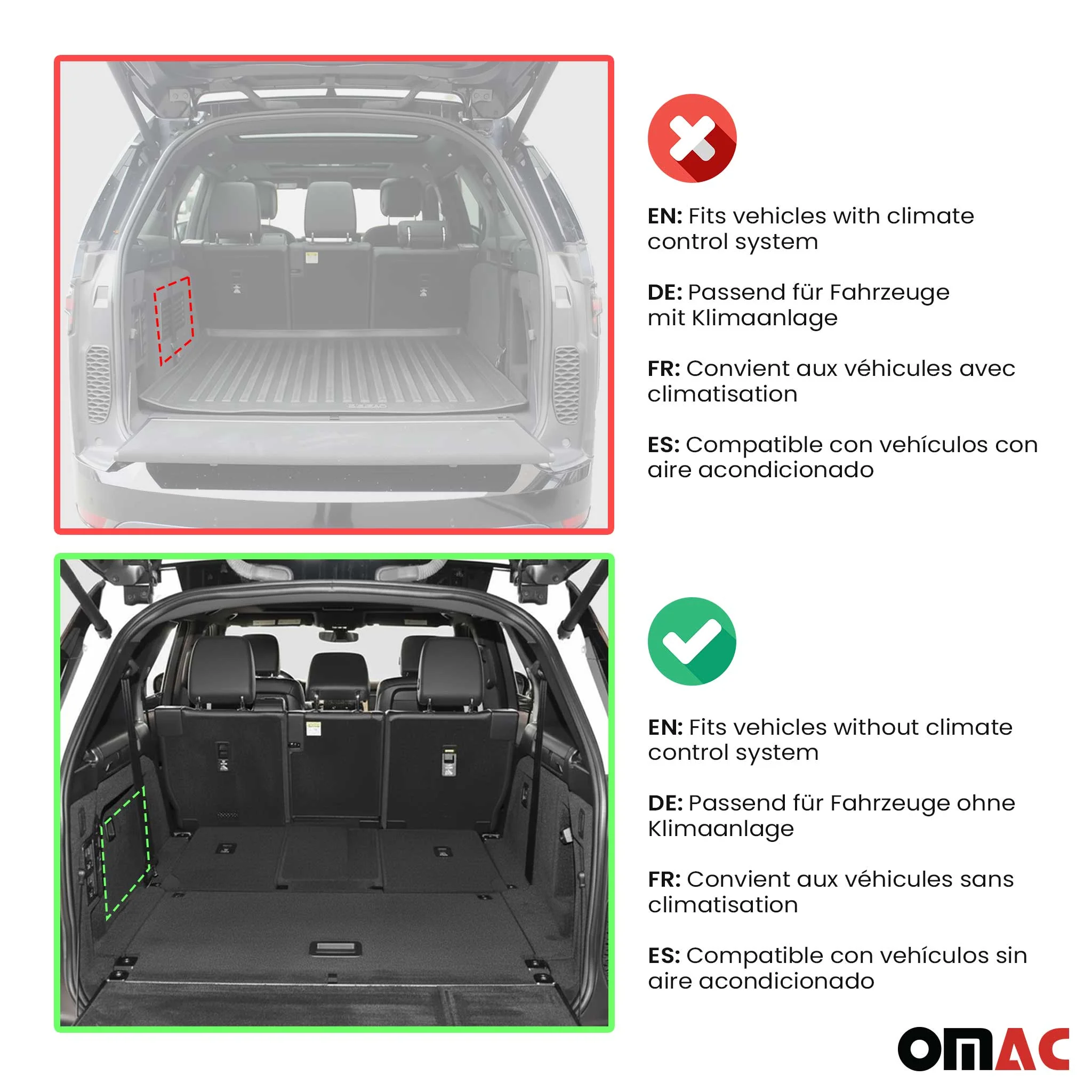 2017-2026 Land Rover Discovery Cargo Liner Trunk Mat All Weather Black - Image 3