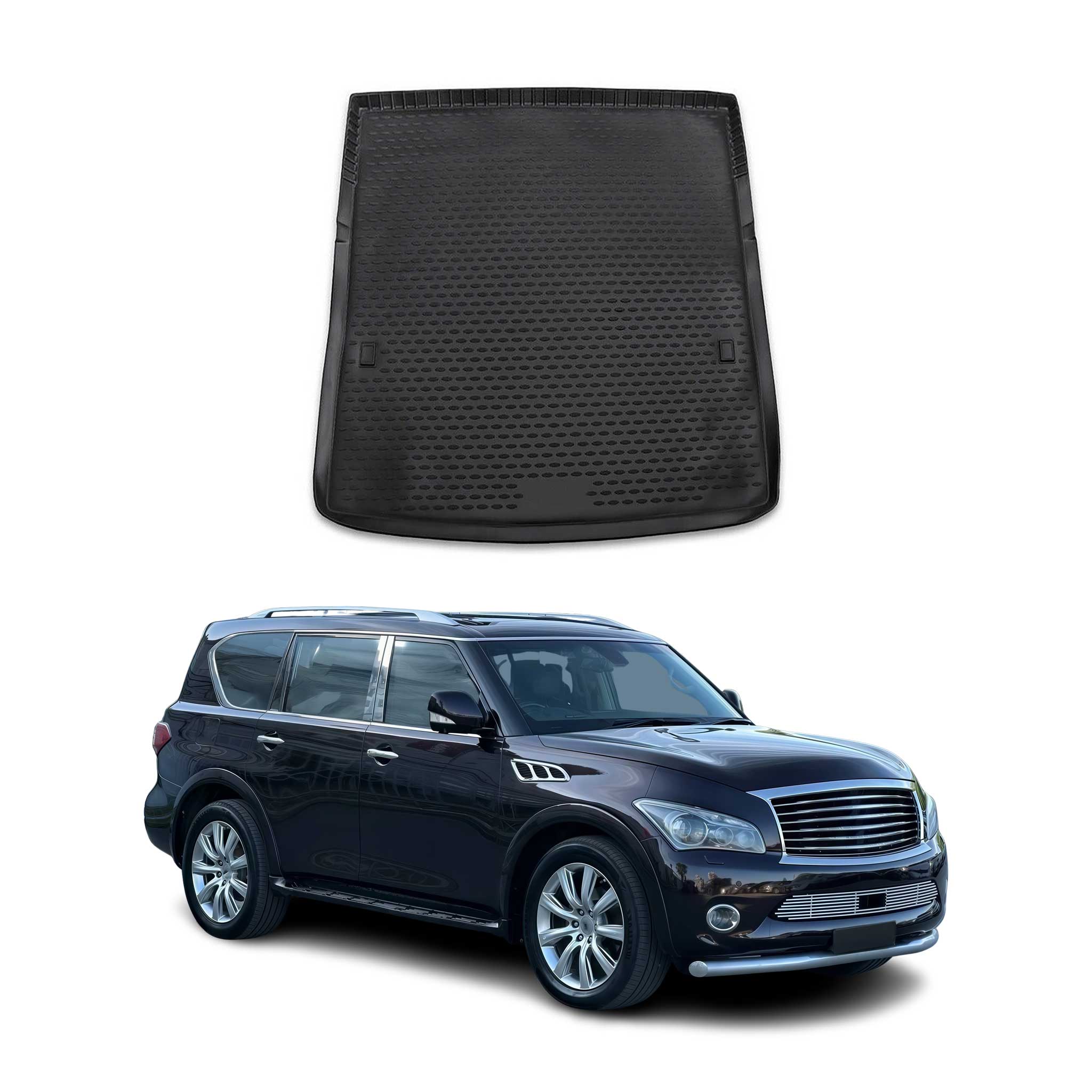 2010-2013 Infiniti QX56 Cargo Liner Trunk Mat All Weather Black