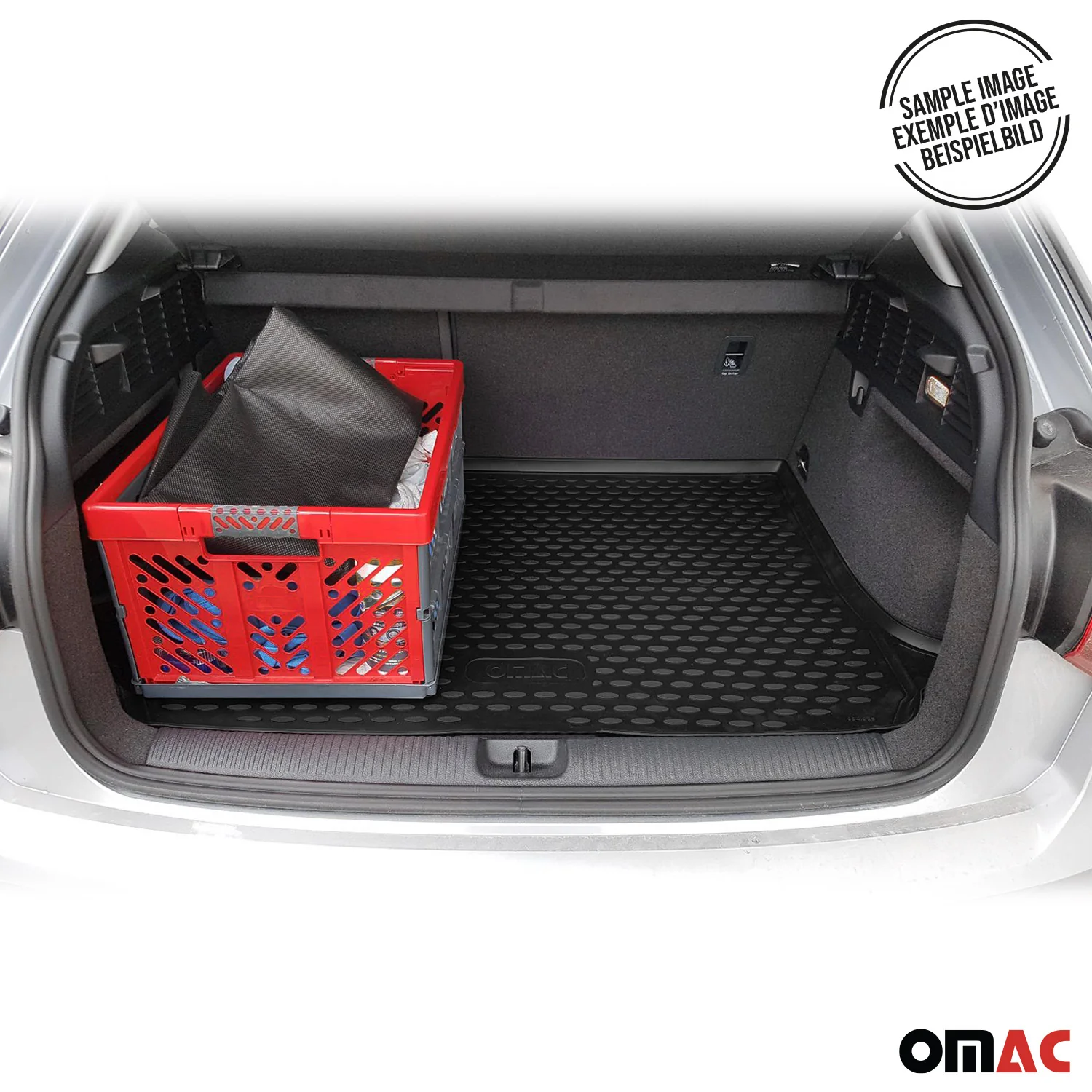 2014-2019 Kia Soul Cargo Liner Trunk Mat All Weather Black - Image 9