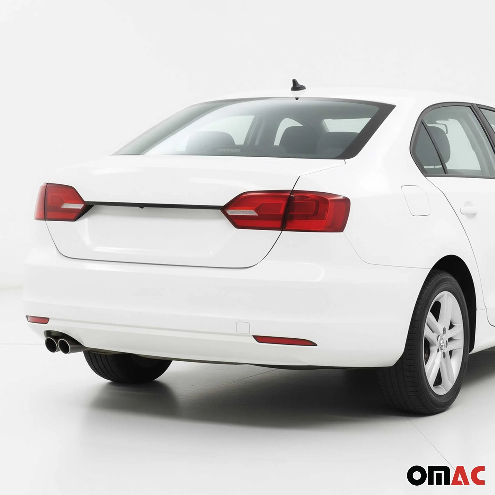 2011-2018 VW Jetta A6 Rear Trunk Tailgate Door Handle Cover Stainless Steel Dark - Image 2