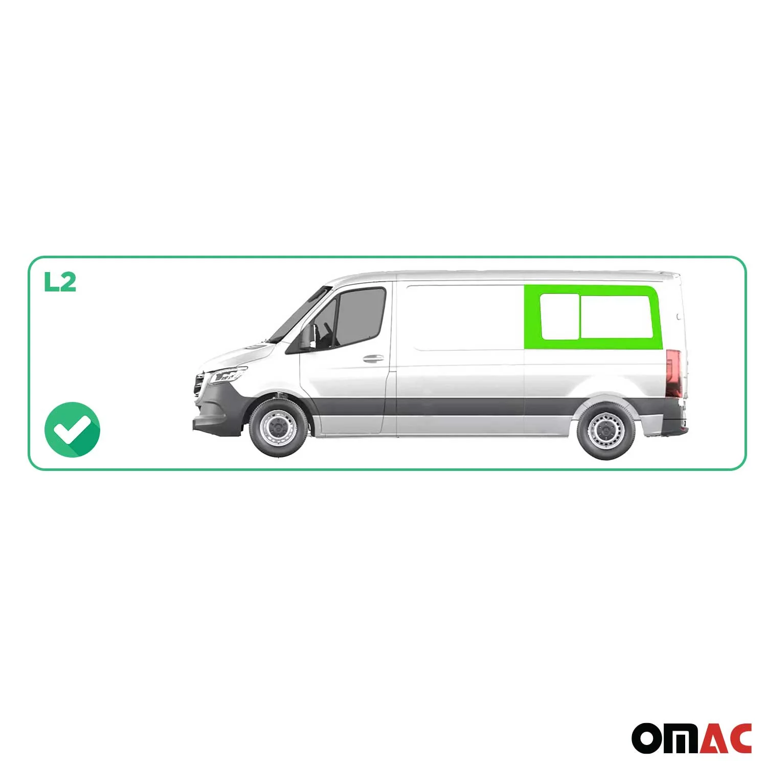 2010-2018 Mercedes Sprinter W906 Sliding Window Glass Rear Left Side L2 - Image 3