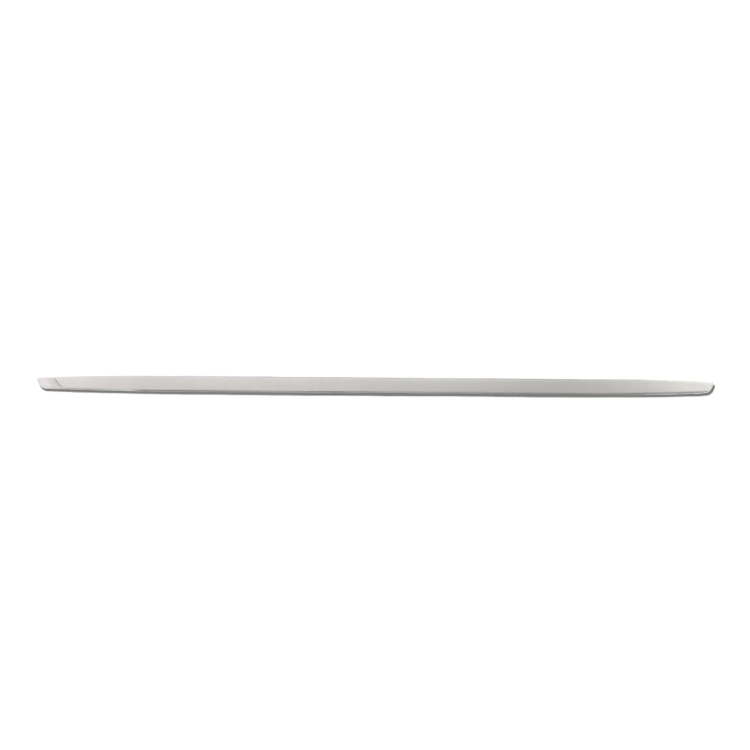 2019-2024 Audi A6 Sedan Rear Trunk Molding Trim Stainless Steel Silver 1Pc - Image 7