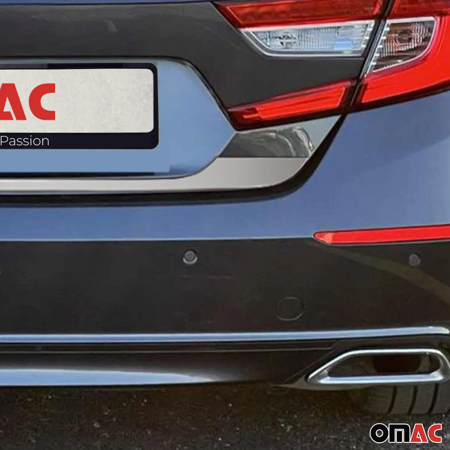 2018-2022 Honda Accord Rear Trunk Lid Molding Trim Silver 1Pc Stainless Steel - Image 3