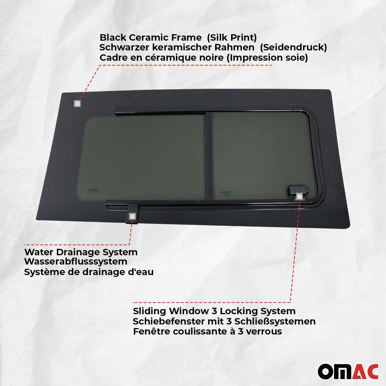 2014-2024 RAM ProMaster Sliding Window Glass Right Sliding Door L2 L3 L4 - Image 5