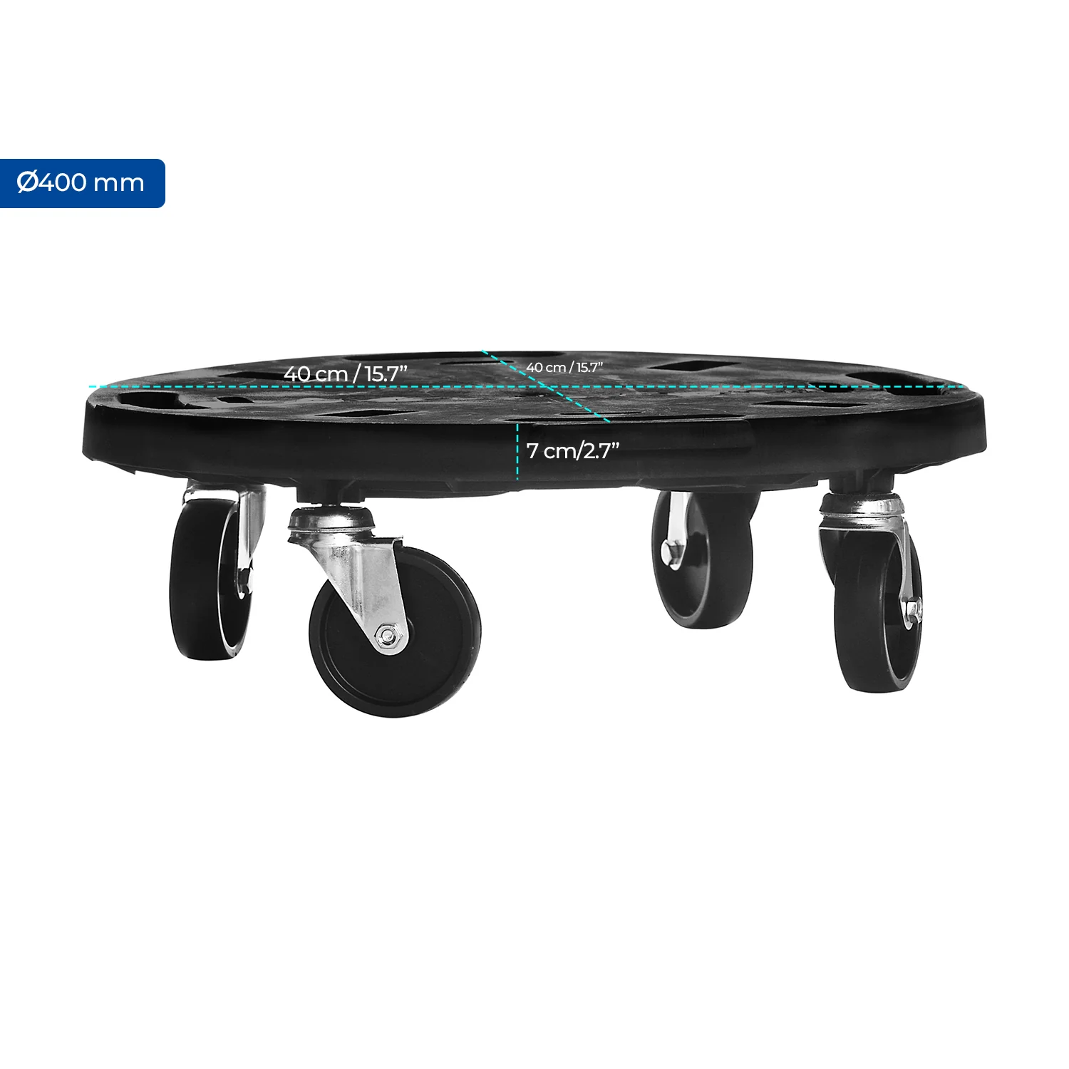 Rolling Board Transport Dolly Furniture Dolly 606 lbs Wheel Carrier Ø400 - Image 4