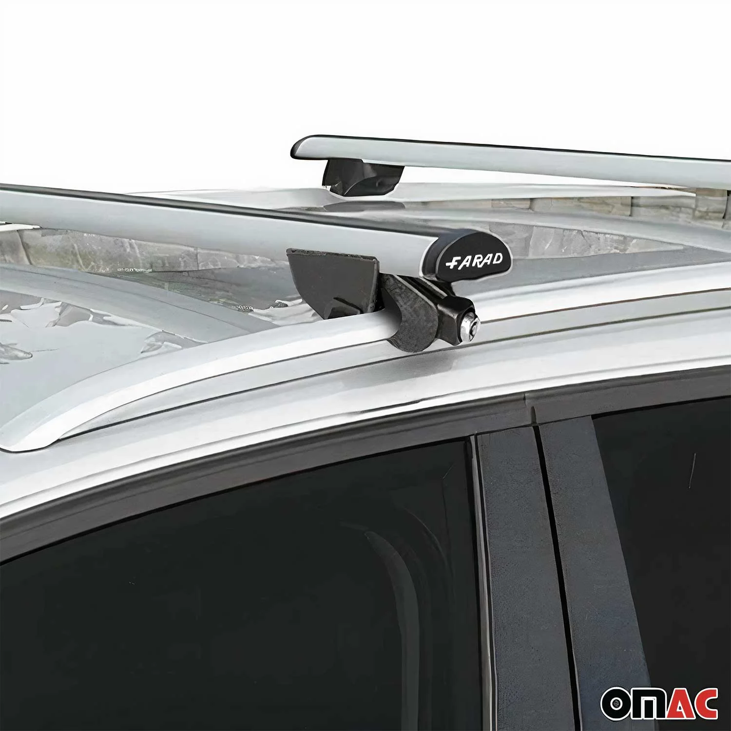 2019-2022 BMW 3 Series G21 Wagon Roof Rack Cross Bars Silver - Image 4