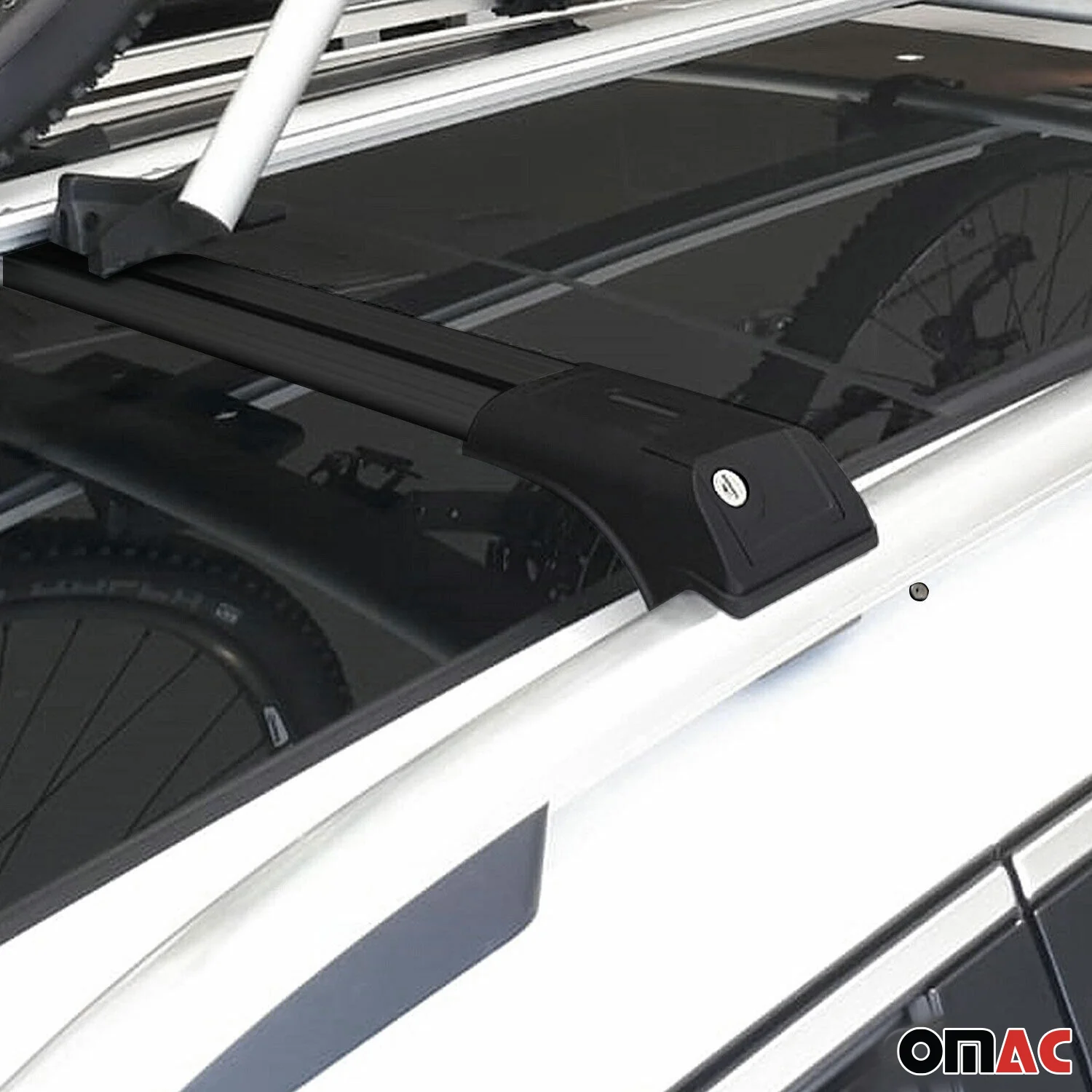 2008-2014 BMW X6 E71 & E72 Roof Rack Cross Bars Black - Image 8