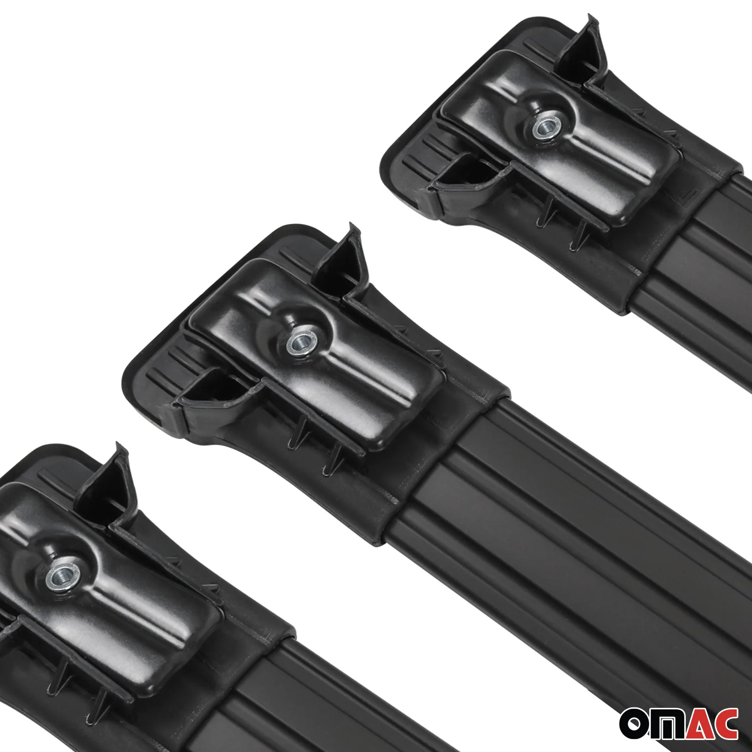 2010-2015 VW T5 Transporter Roof Rack Cross Bars 3Pcs Black - Image 11