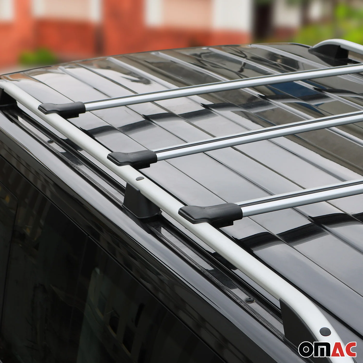2015-2026 Ford Transit Roof Rack Cross Bars 3Pcs Silver - Image 12