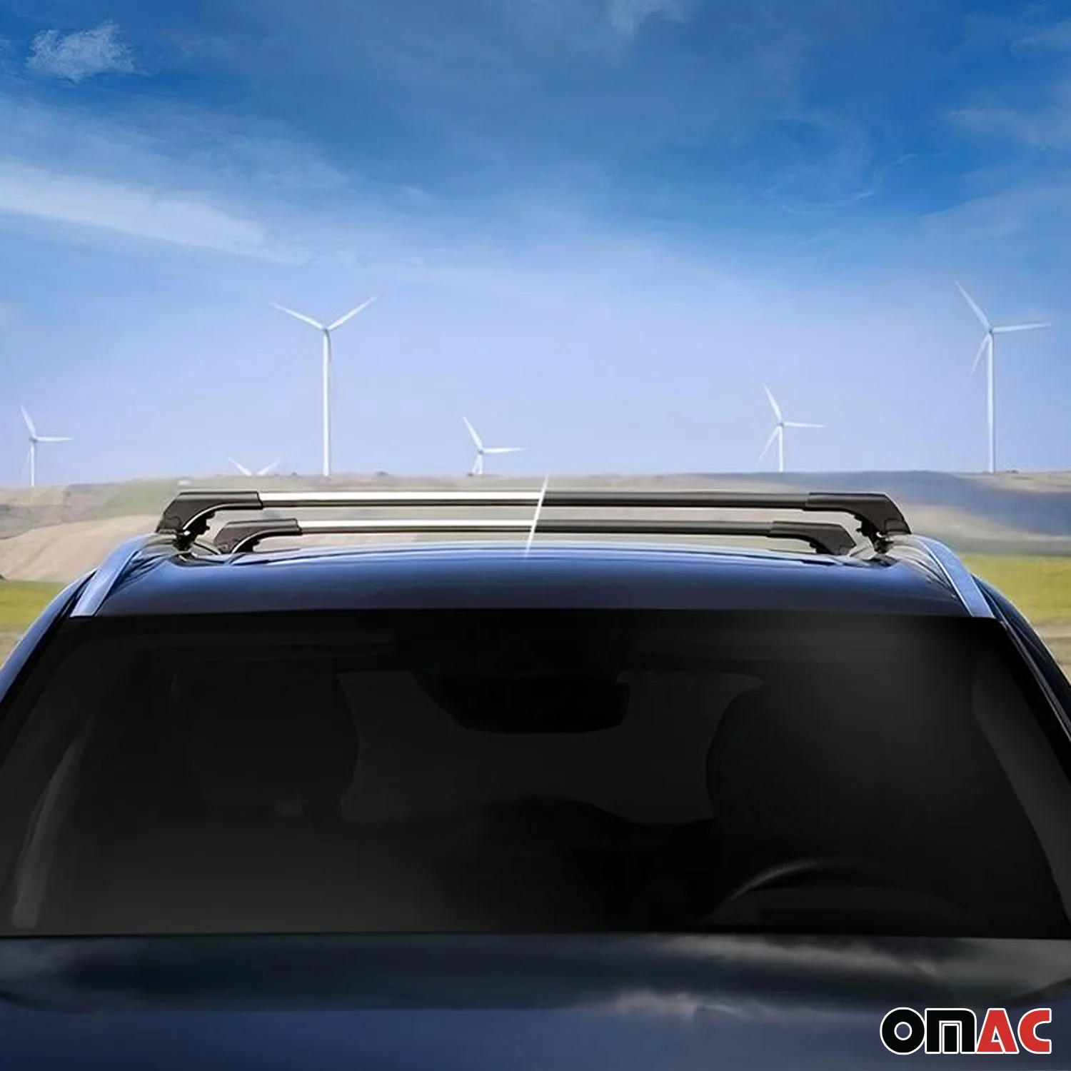 2011-2024 Mitsubishi Outlander Sport Roof Rack Cross Bars Silver - Image 3