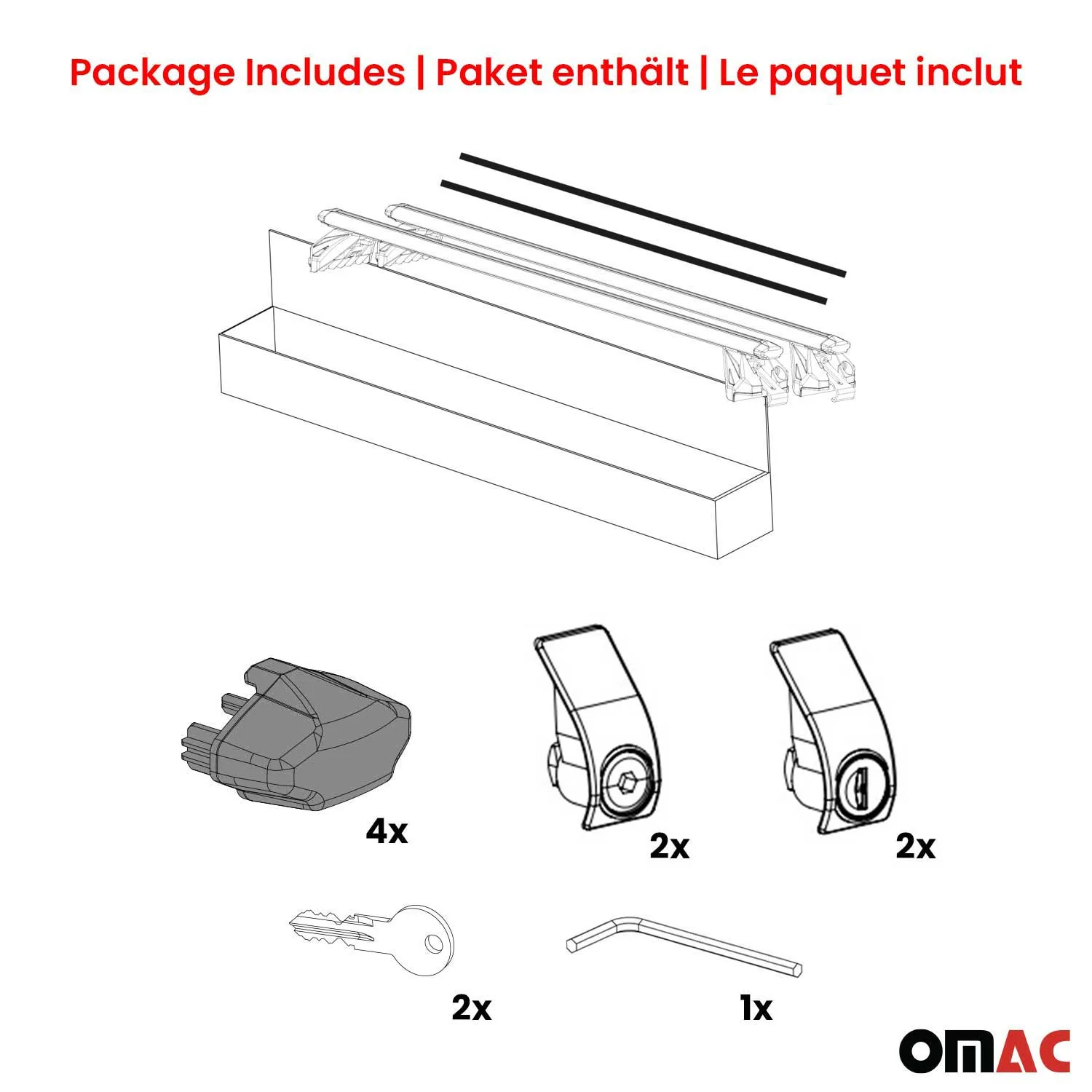 Roof Rack Cross Bars Luggage Carrier for VW Passat B2 B3 B4 Wagon 1980-1997 Grey - Image 8