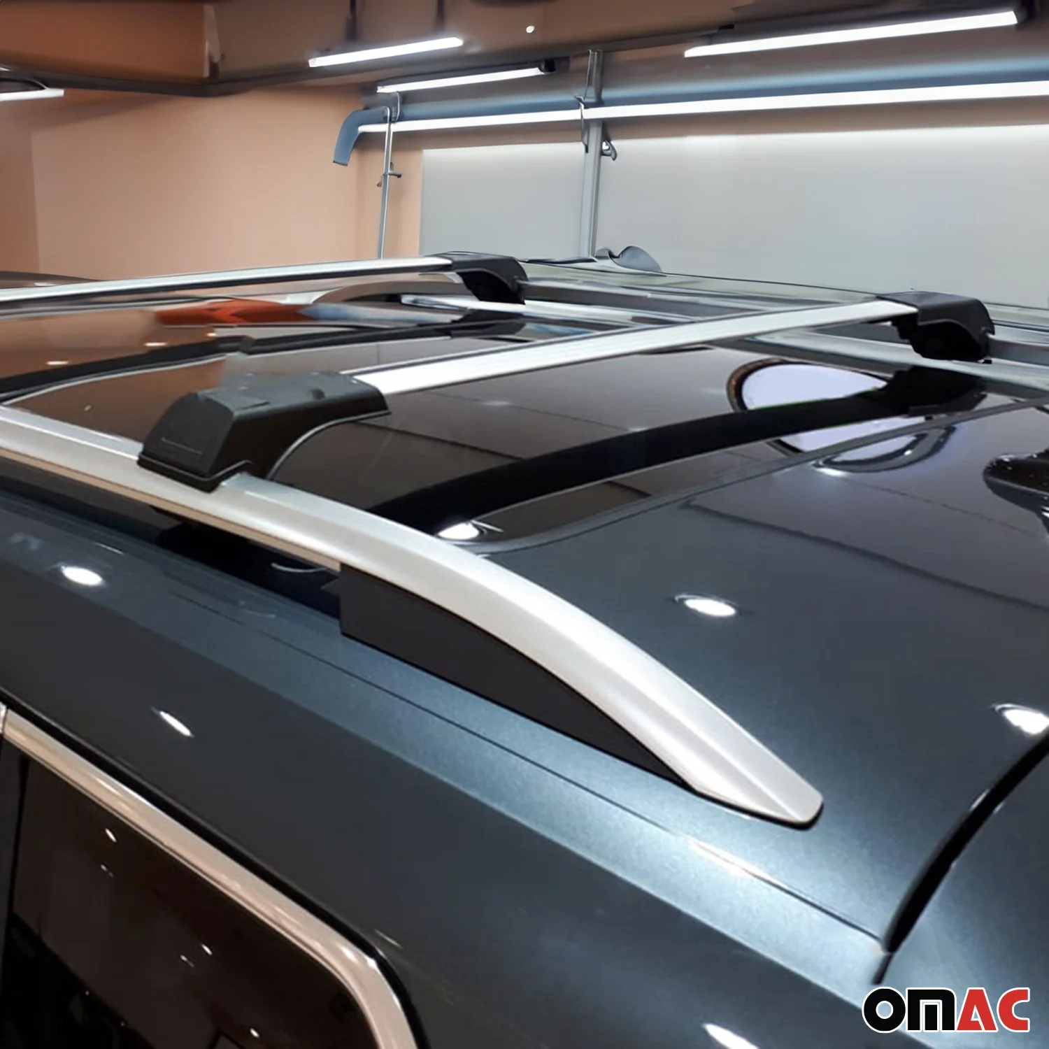 2008-2012 Ford Escape Roof Rack Cross Bars Silver - Image 5