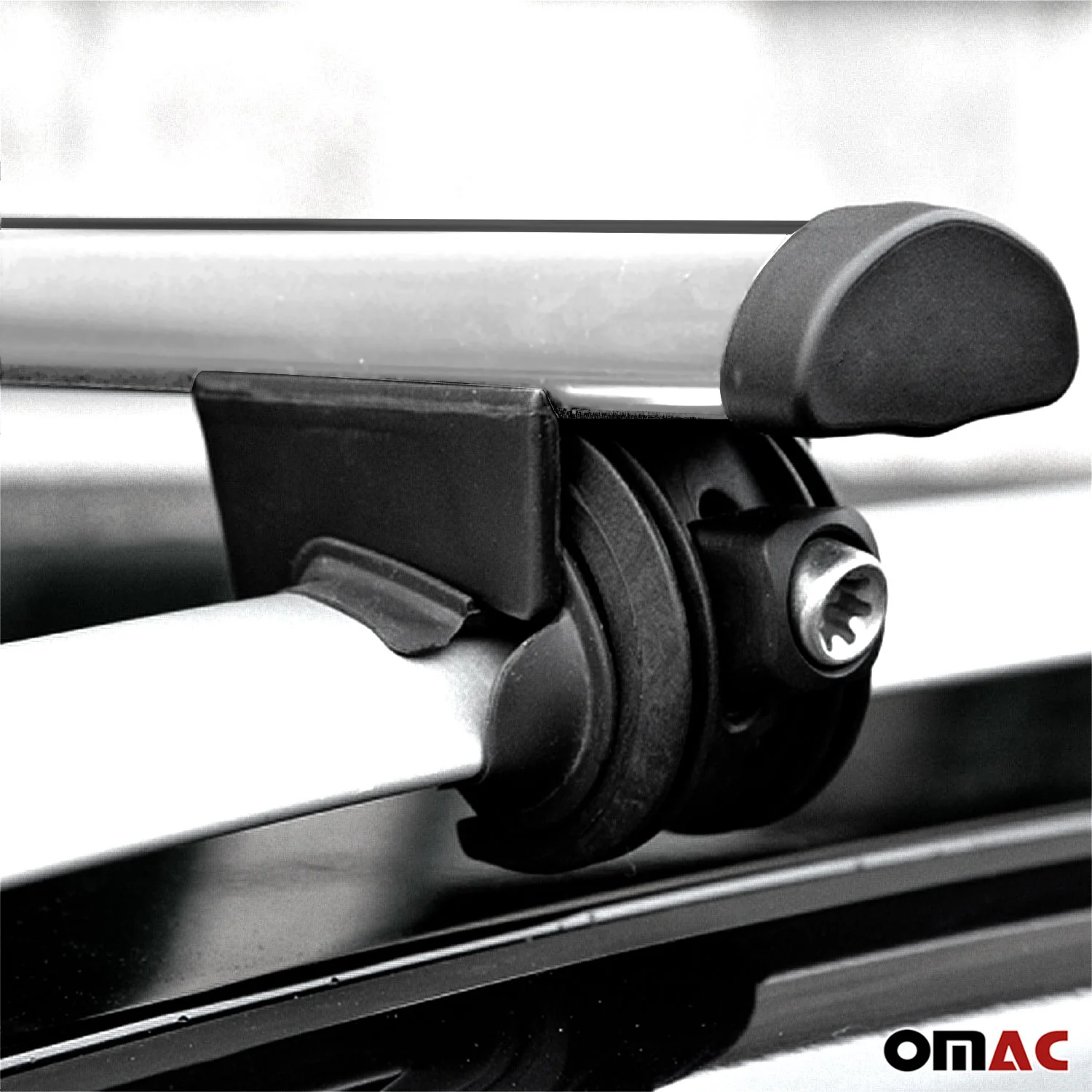 1988-1992 Audi 80 Avant Roof Rack Cross Bars Silver - Image 8