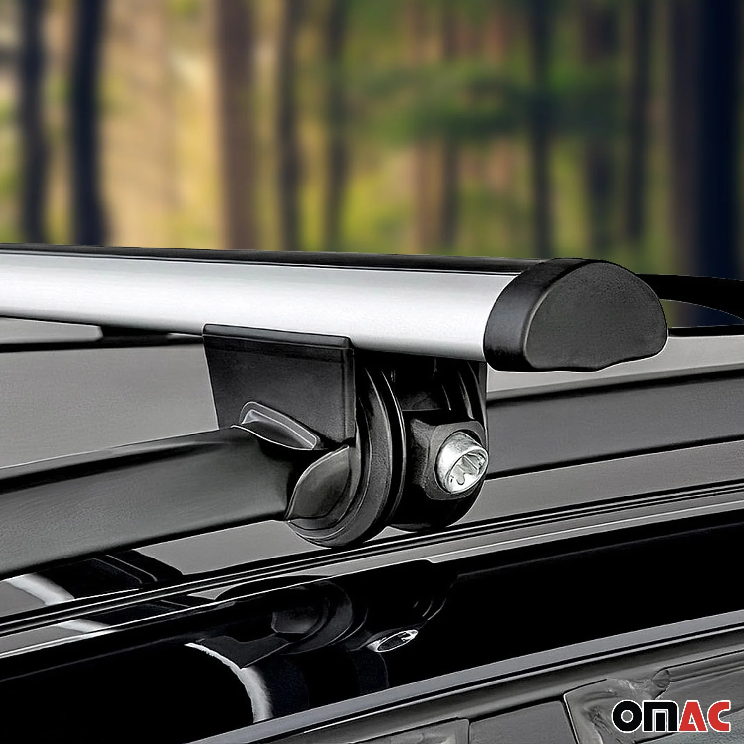 2006-2010 Mazda 5 Roof Rack Cross Bars Silver - Image 3