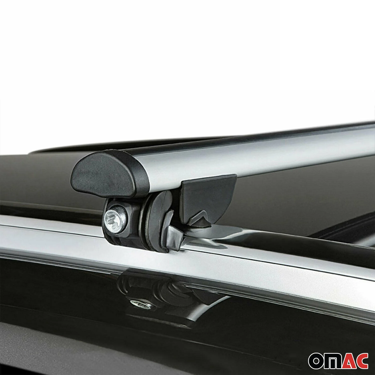 2014-2020 Mitsubishi Outlander Roof Rack Cross Bars Silver - Image 4