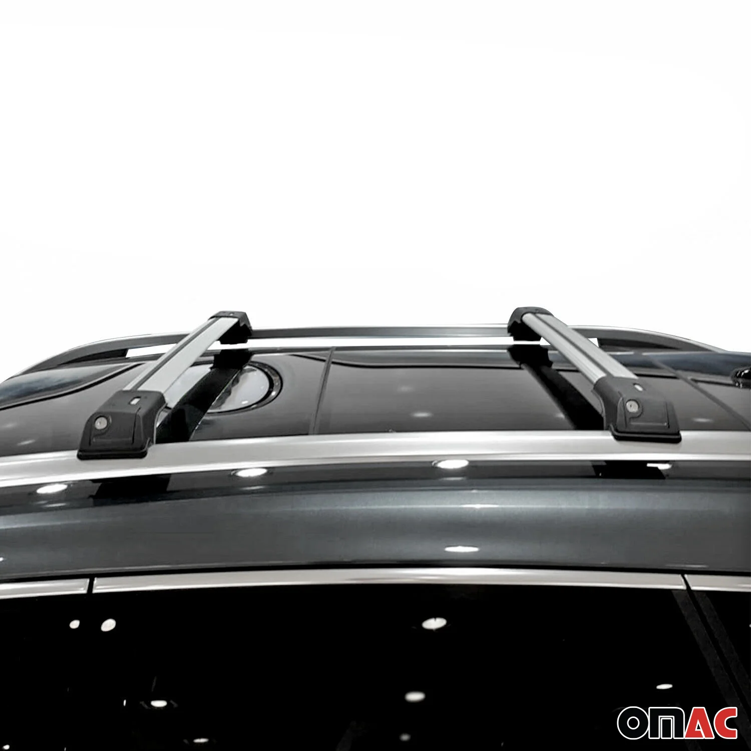 2009-2015 Mercedes GLK Class X204 Roof Rack Cross Bars Silver - Image 7