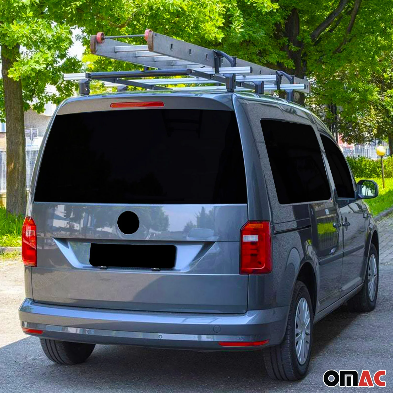 2019-2026 Mercedes Sprinter W907 910 Roof Racks Cross Bars Set Gray 6Pcs - Image 6