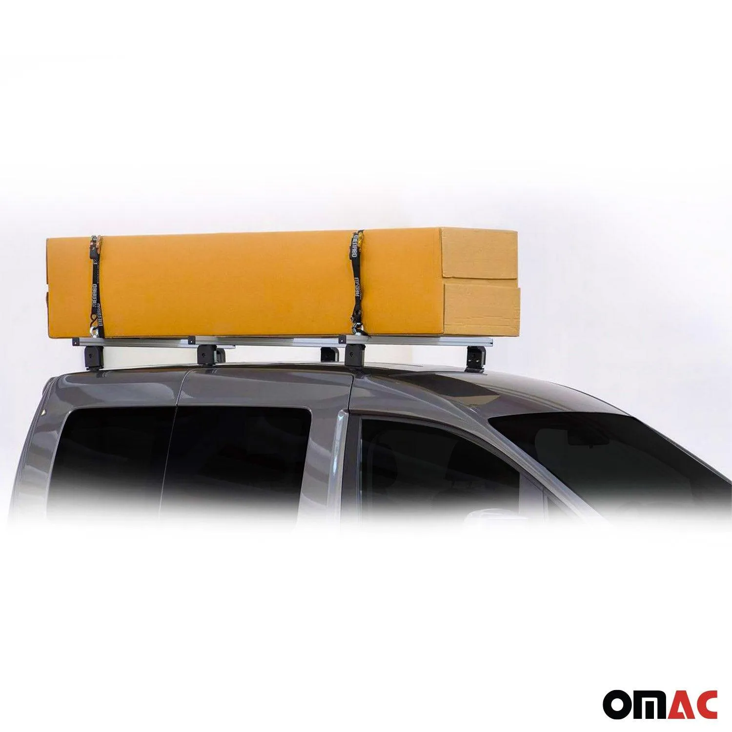 2015-2022 RAM ProMaster City Professional Roof Racks Cross Bars Set Gray 3Pcs - Image 9