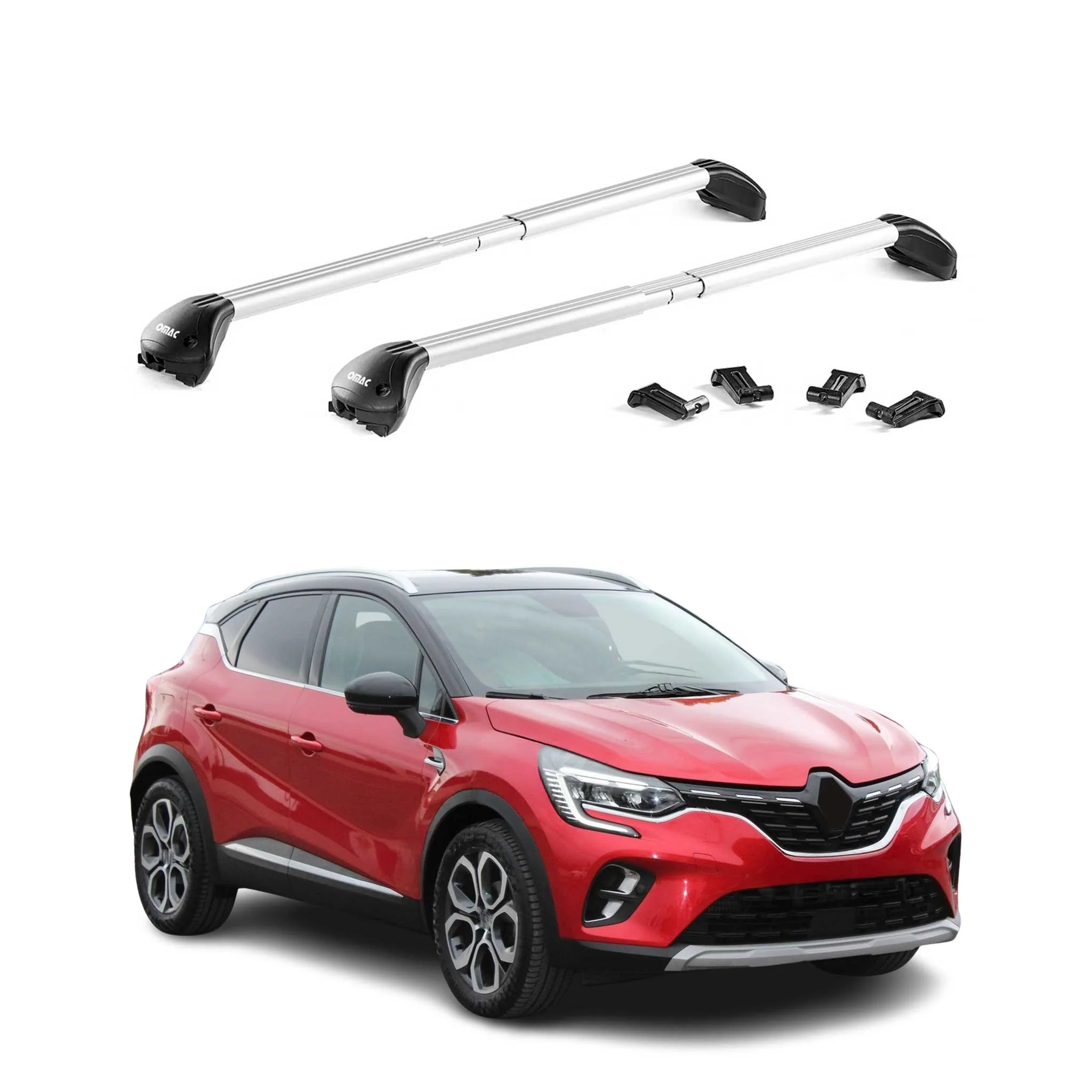 Roof Rack Luggage Carrier for Mini Cooper F55 F56 2014-2024 Aluminium Grey 2x