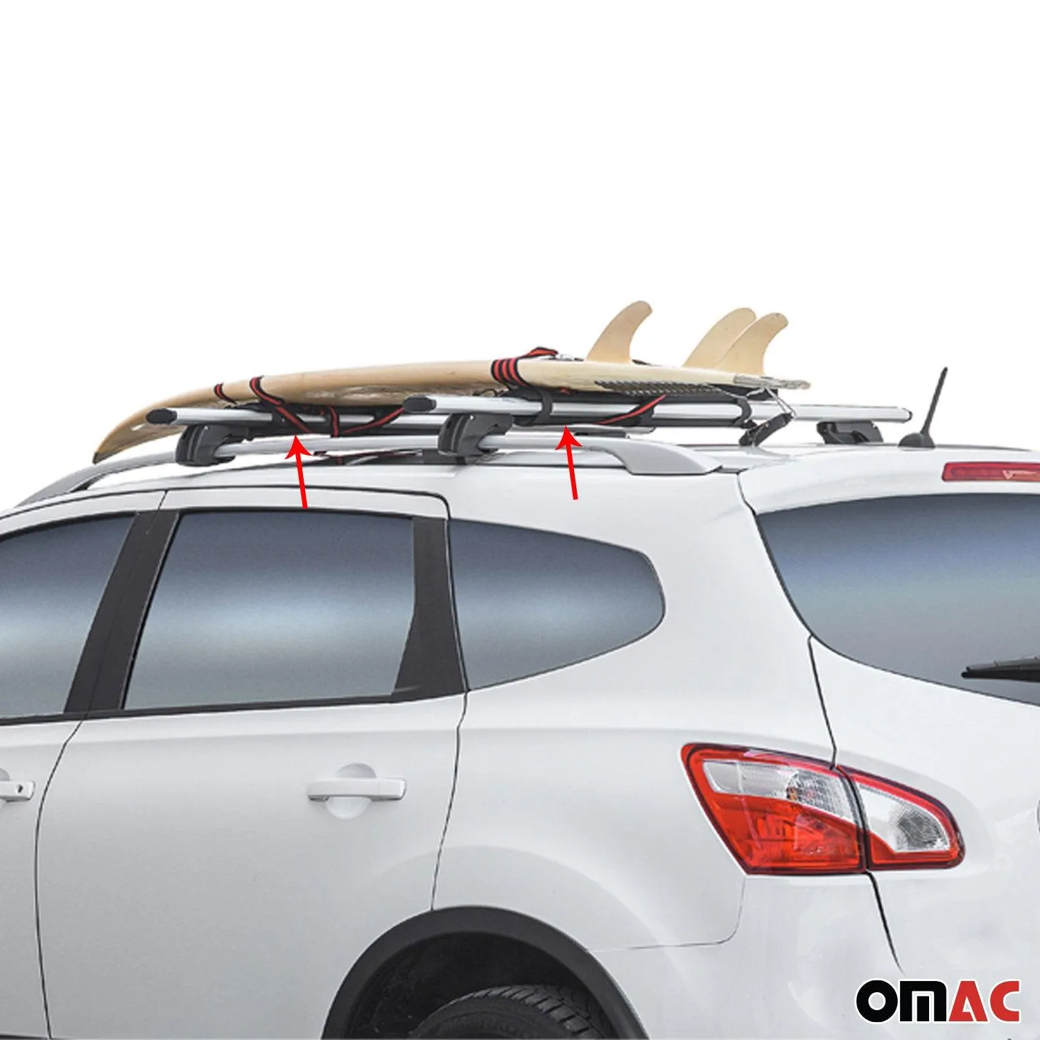 Car Roof Rack Pads Surfboard Kayak Canoe Crossbars Protection 2 Pcs Set - Image 5