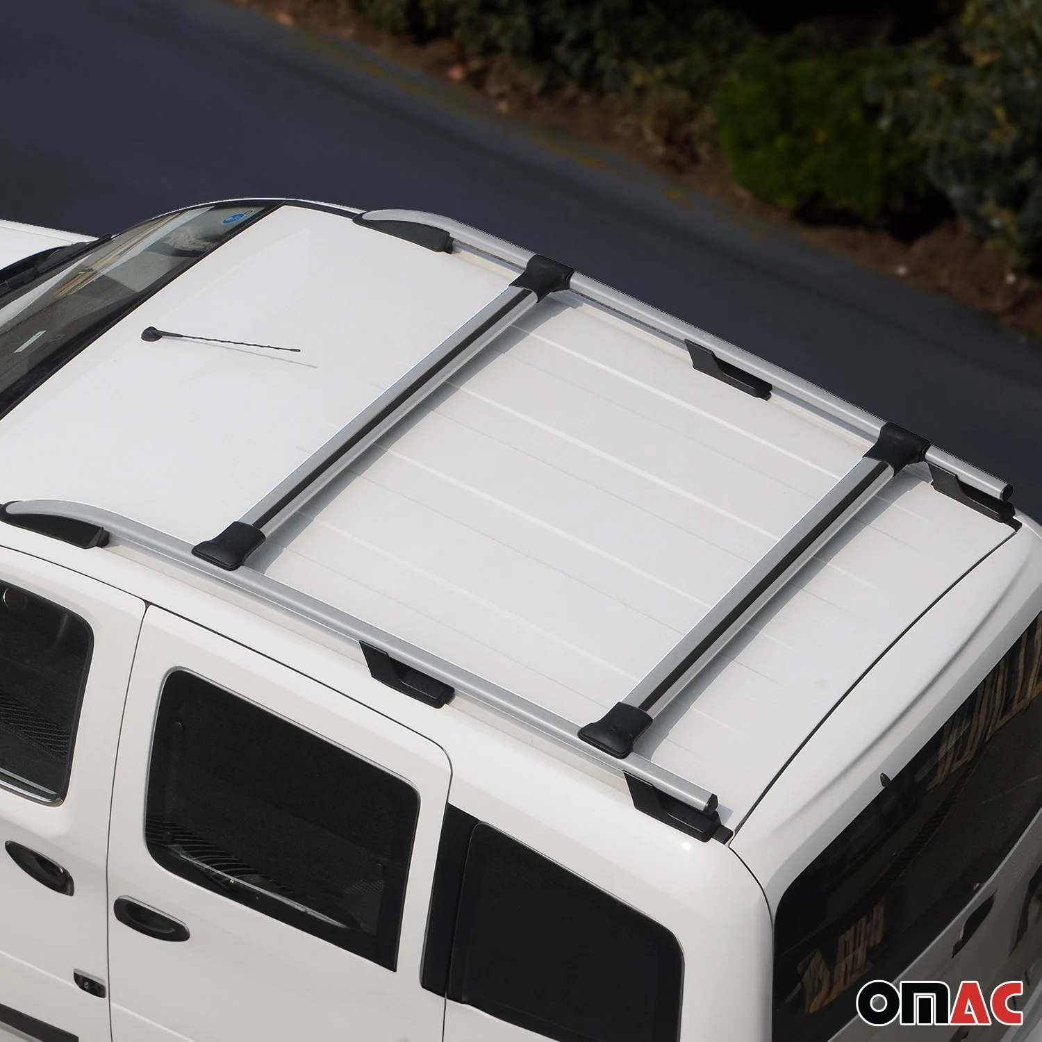 2015-2026 Ford Transit L2 Regular Roof Racks & Roof Rack Rails Silver - Image 2