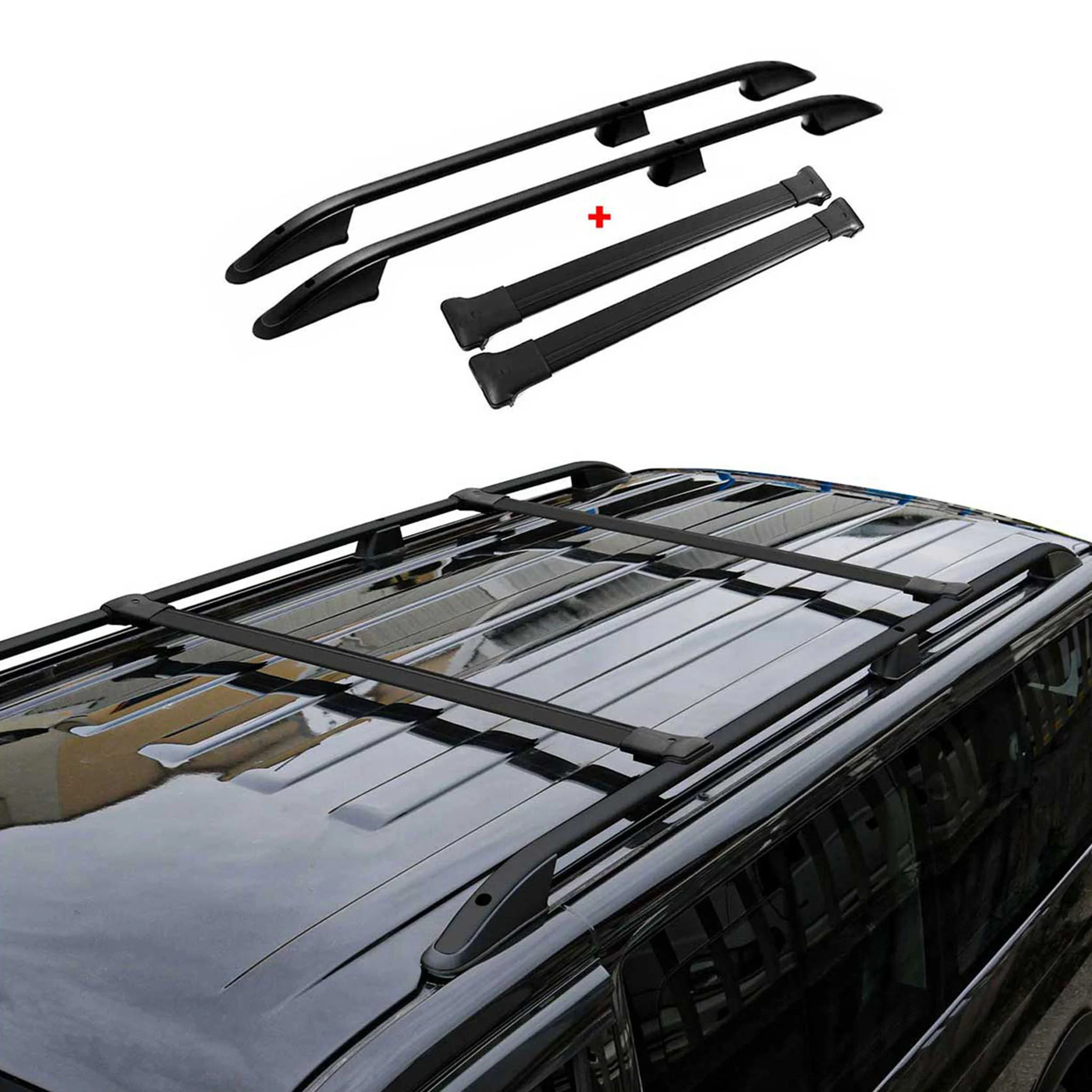 2015-2022 RAM ProMaster City Roof Racks & Roof Rack Rails Black - Image 5