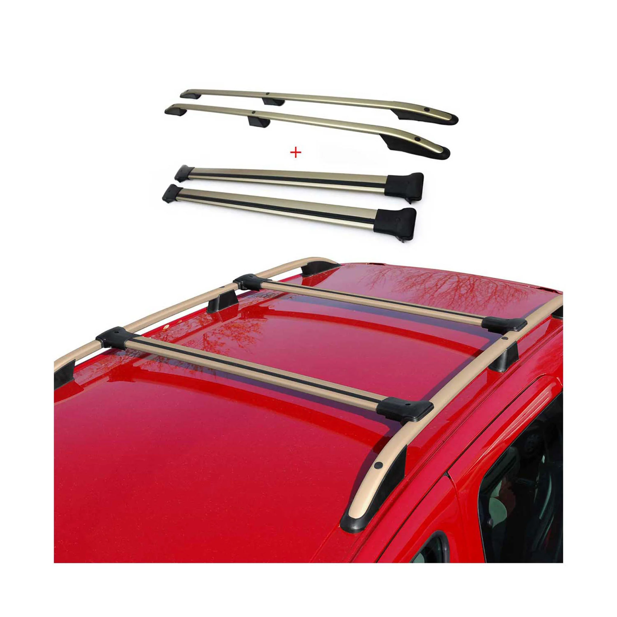 2015-2022 RAM ProMaster City Roof Racks & Roof Rack Rails Bronze - Image 5