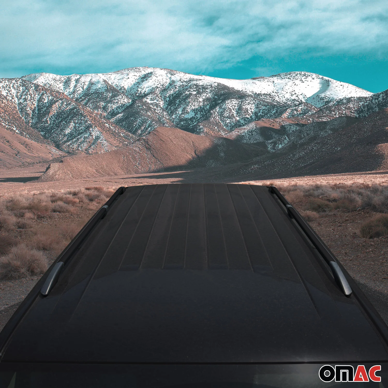 2015-2018 Chevrolet City Express Roof Rack Rails Side Rails Black - Image 4