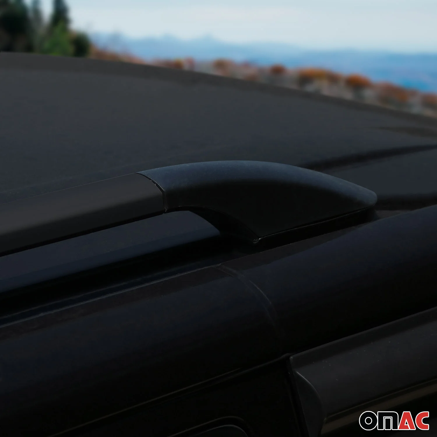 2015-2018 Chevrolet City Express Roof Rack Rails Side Rails Black - Image 7