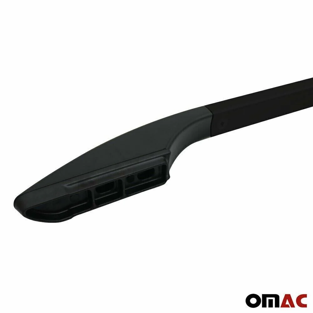 2015-2018 Chevrolet City Express Roof Rack Rails Side Rails Black - Image 9