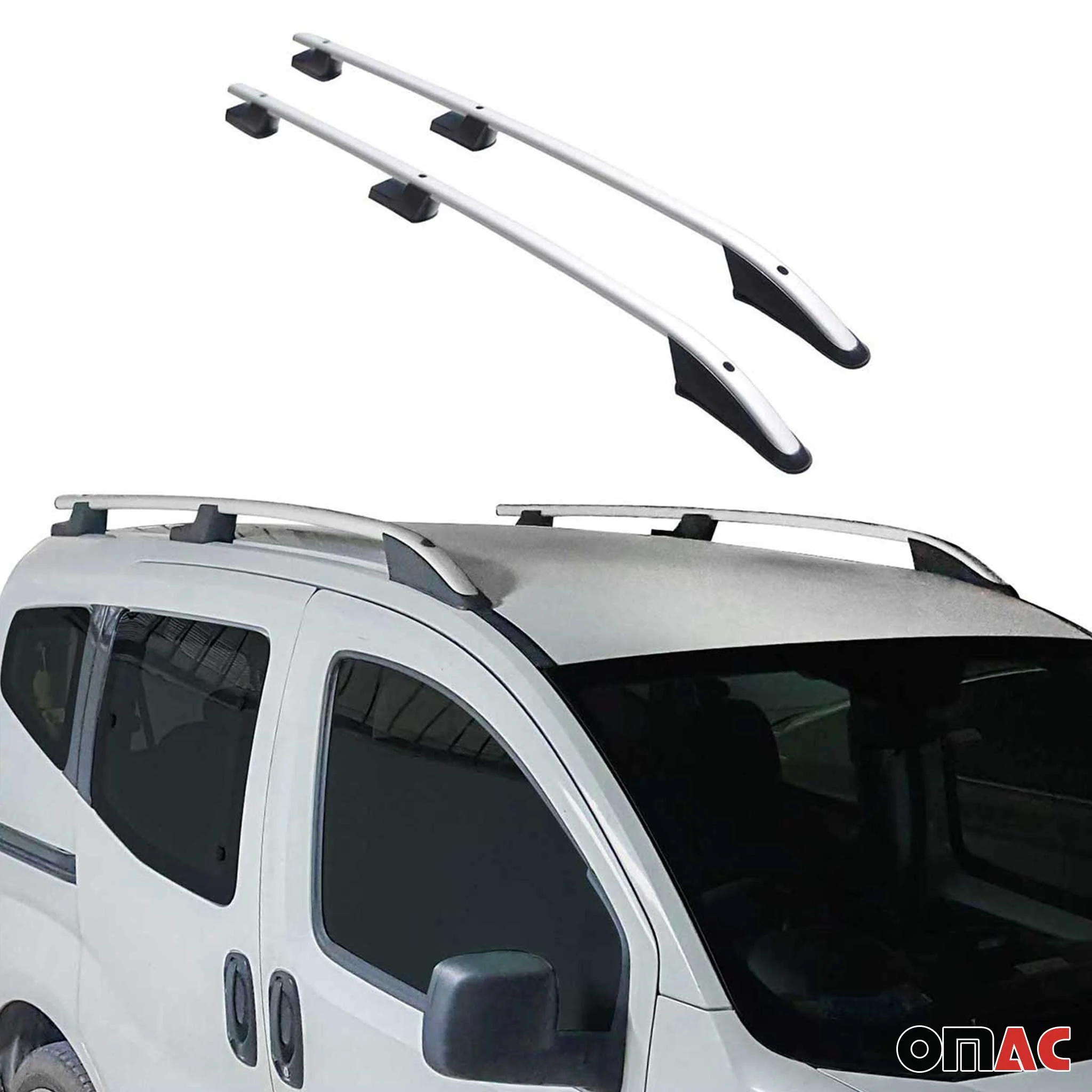 2010-2020 VW Amarok Roof Rack Rails Side Rails Silver - Image 5