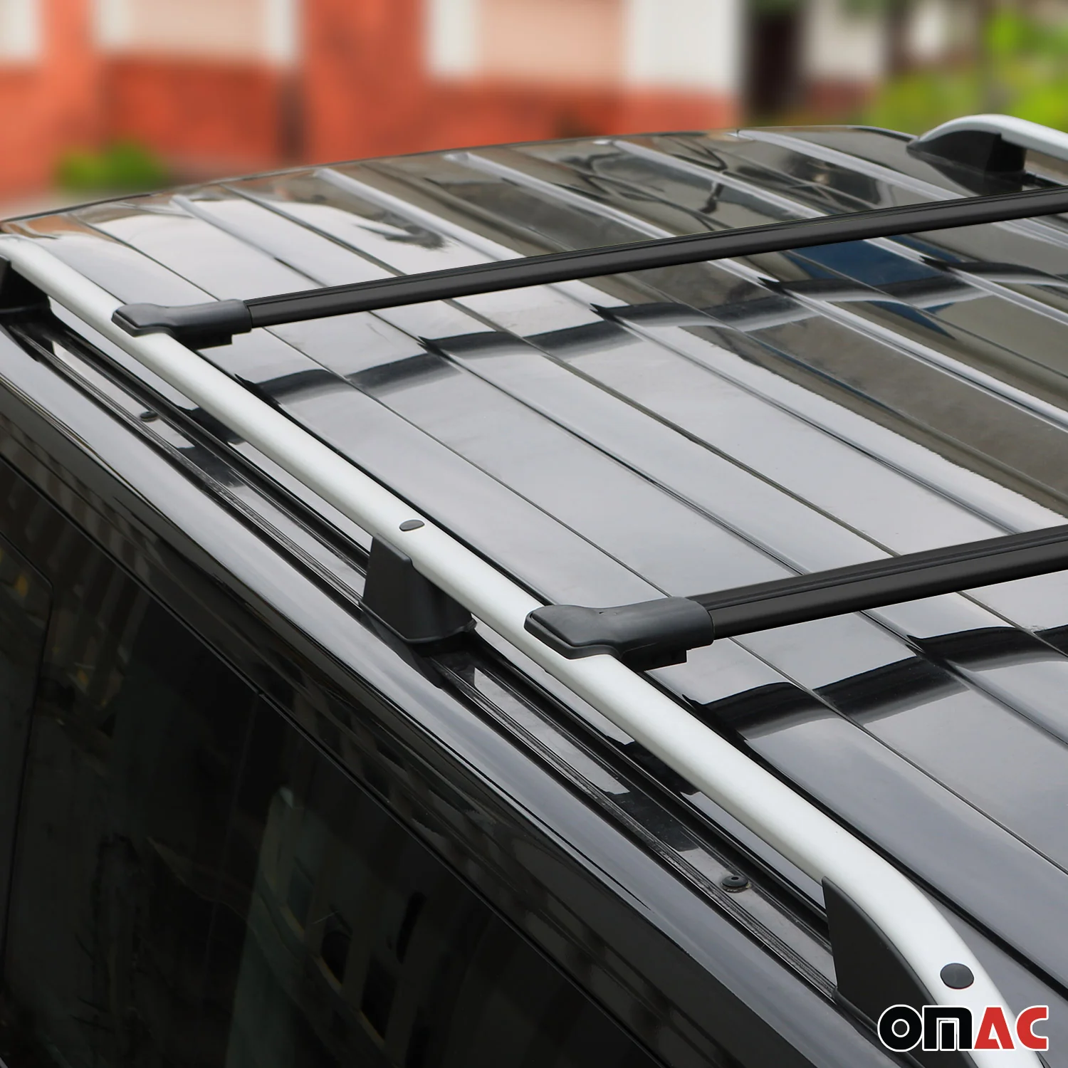 2005-2009 Hyundai Tucson Roof Rack Cross Bars Black - Image 12